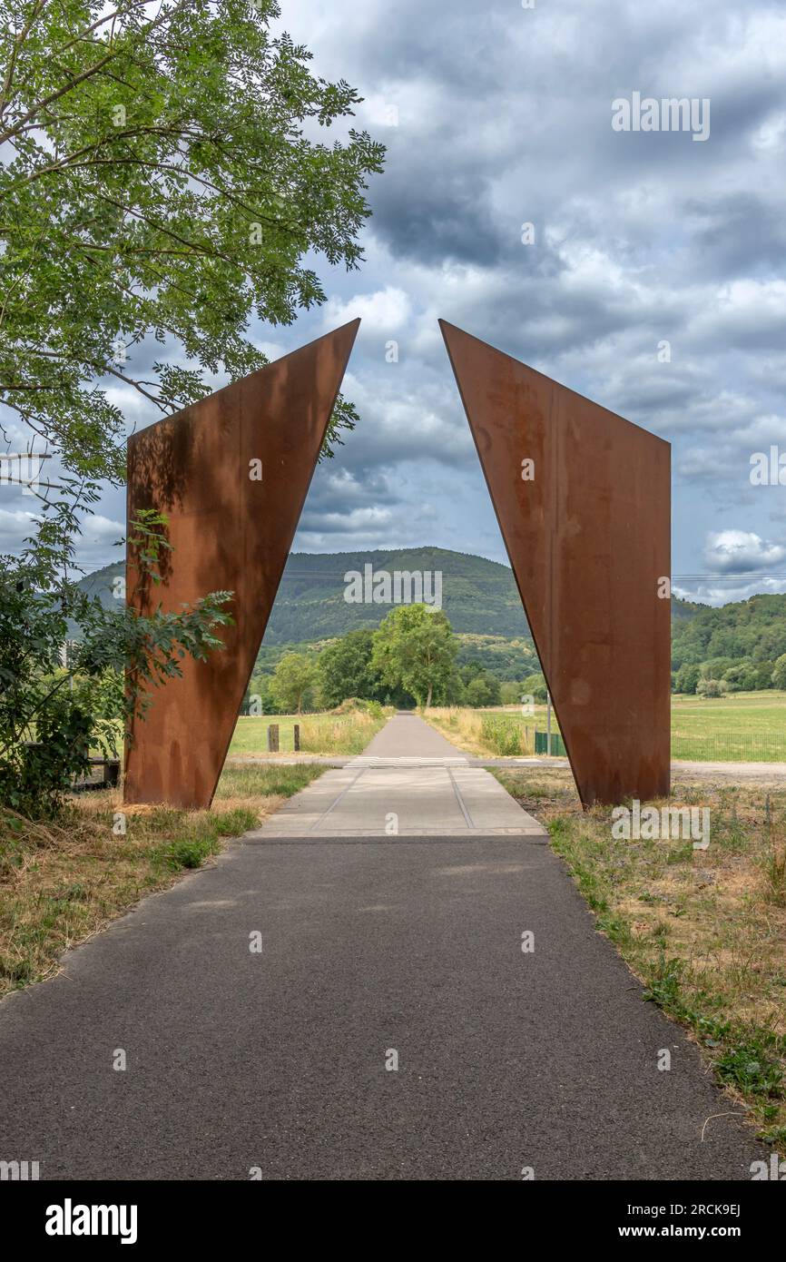The careers path View of the gate of the greenway Stock Photo Alamy