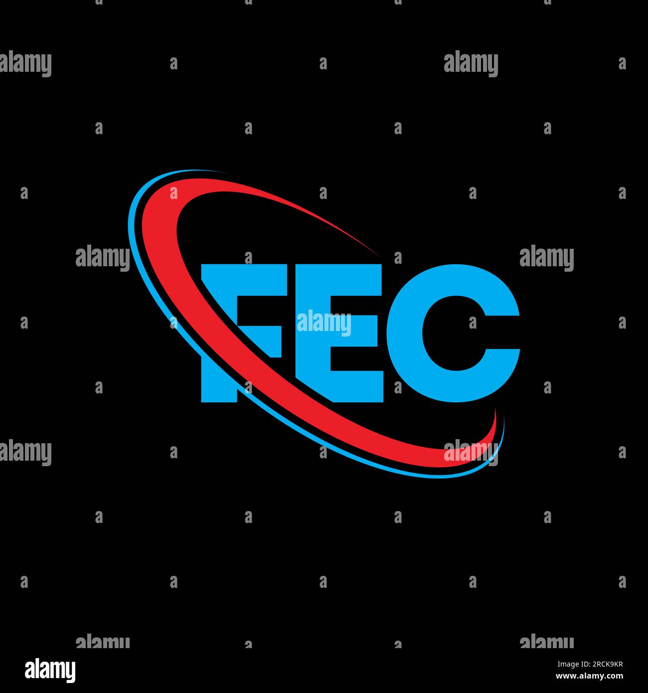FEC logo. FEC letter. FEC letter logo design. Initials FEC logo linked