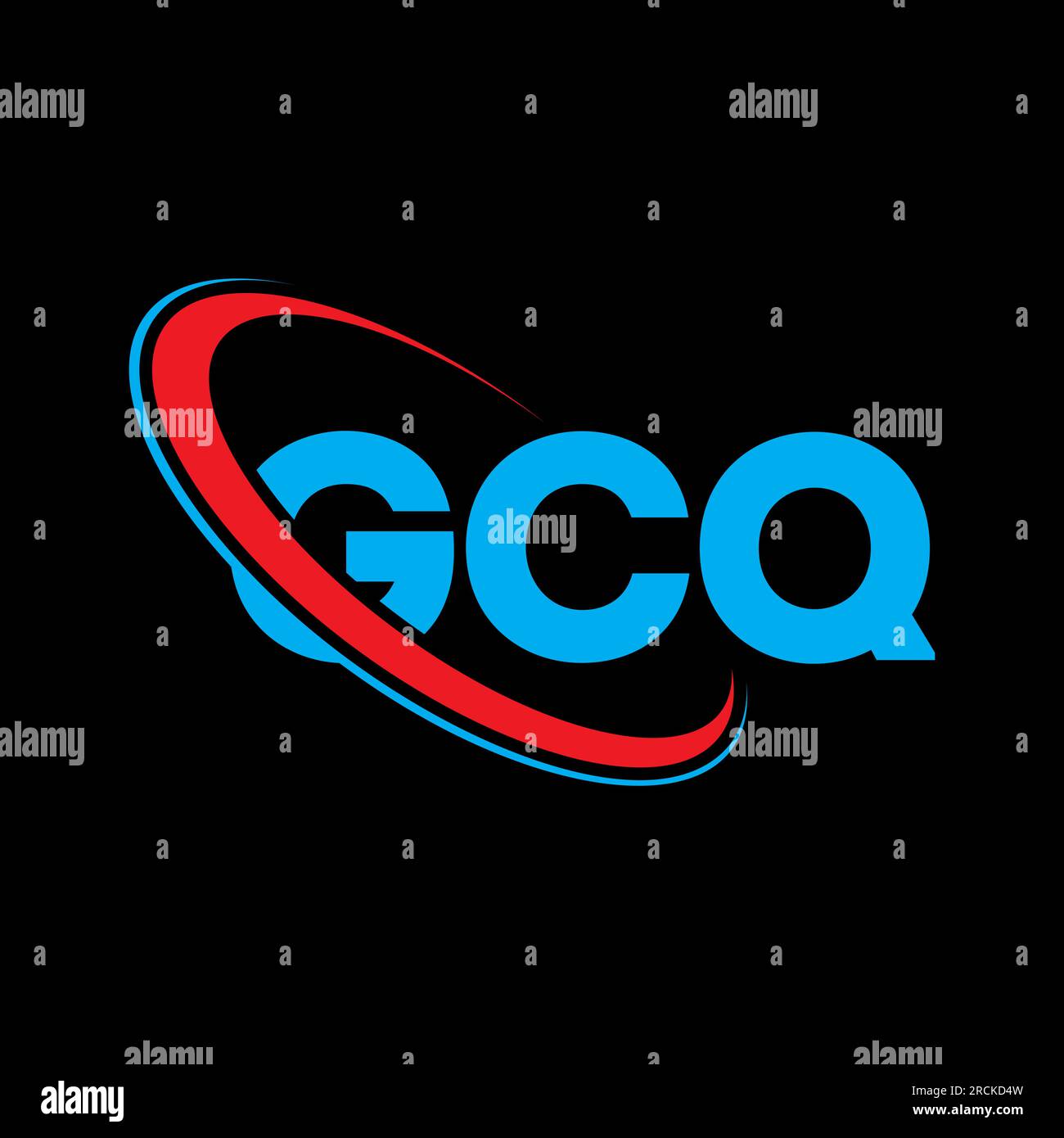 GCQ logo. GCQ letter. GCQ letter logo design. Initials GCQ logo linked ...