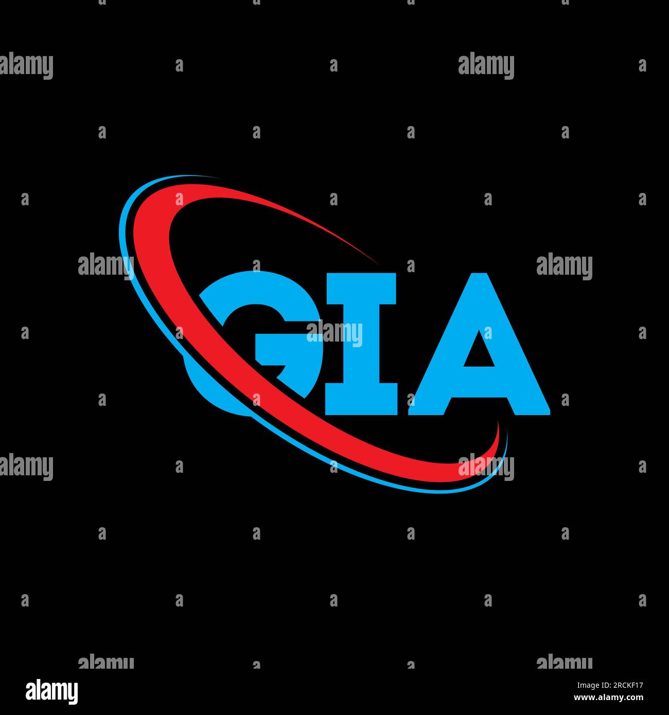 GIA logo. GIA letter. GIA letter logo design. Initials GIA logo linked ...