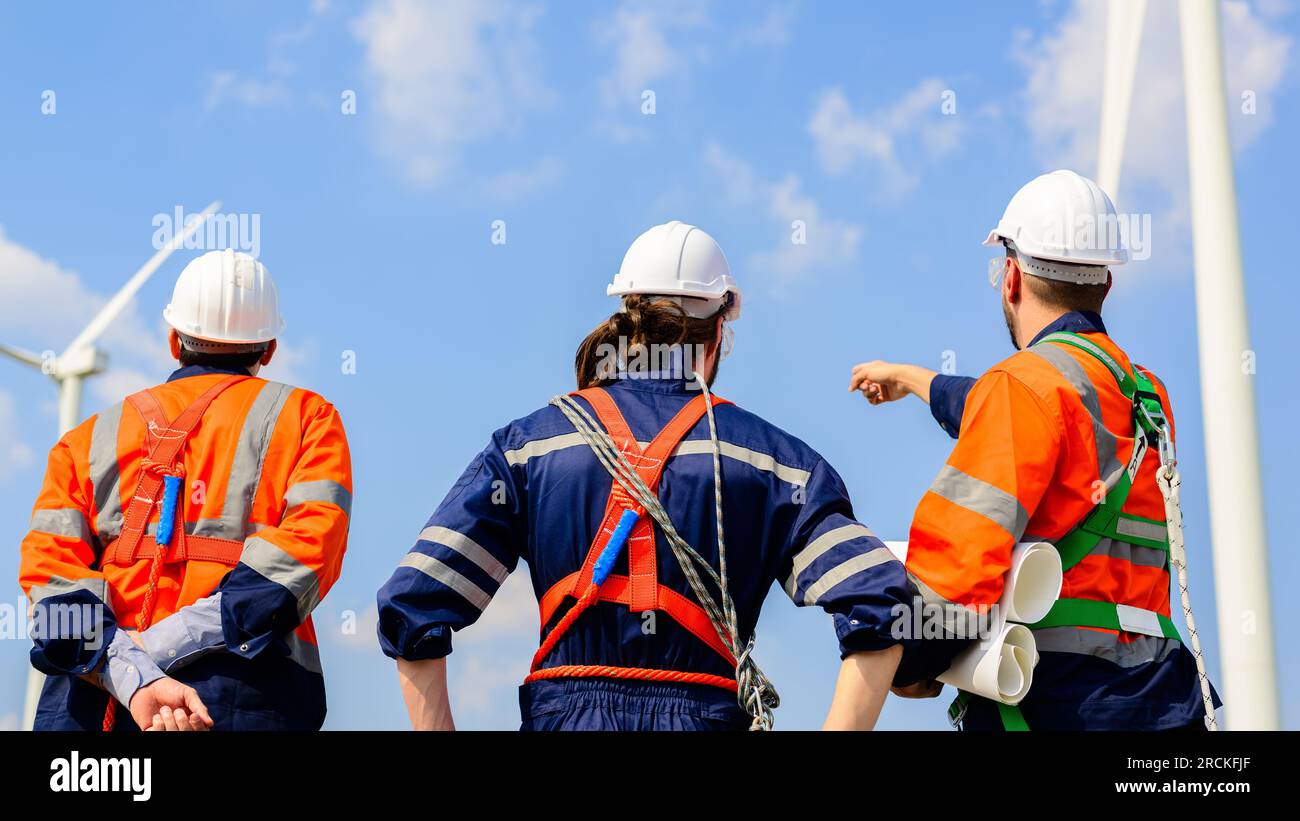 Project Outside Work Engineer working with confident. Worker outdoor working. Mega project ...