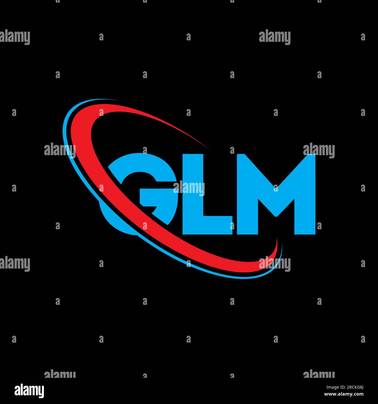 GLM logo. GLM letter. GLM letter logo design. Initials GLM logo linked