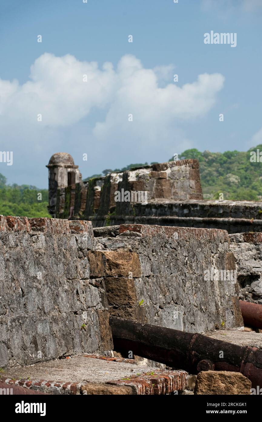 Fort of San Jerónimo de Portobelo ( XVII Century), Portobelo, Panama, Central America stock