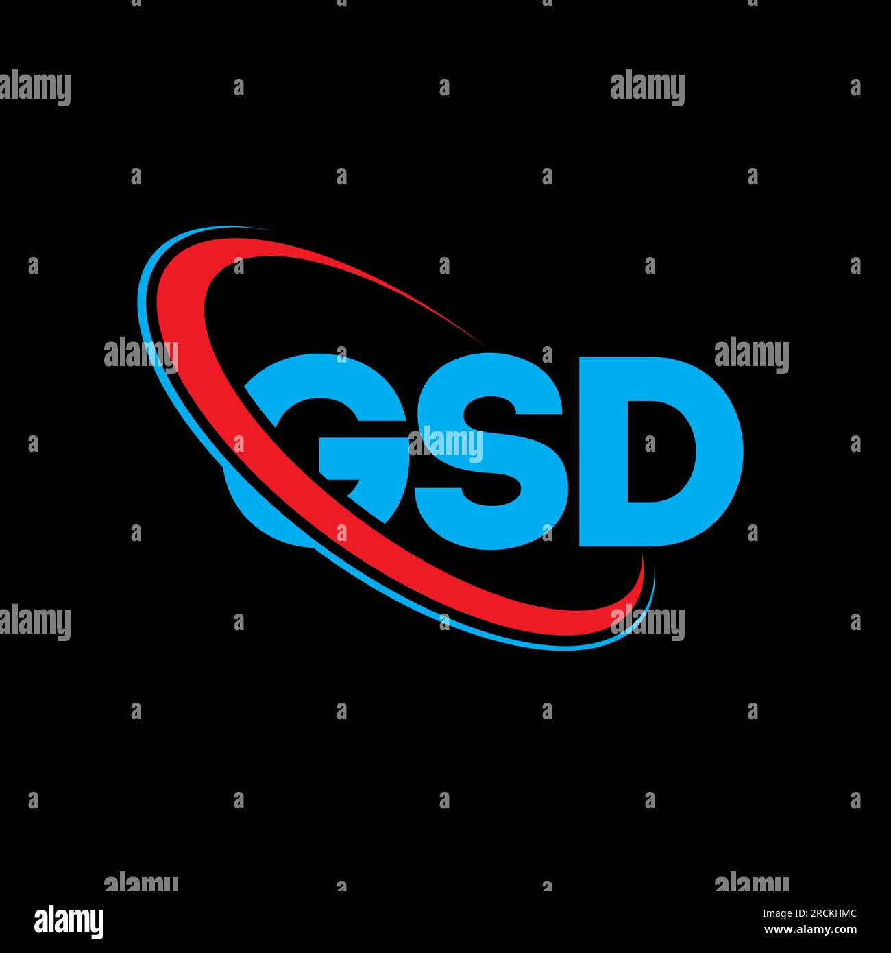 GSD logo. GSD letter. GSD letter logo design. Initials GSD logo linked
