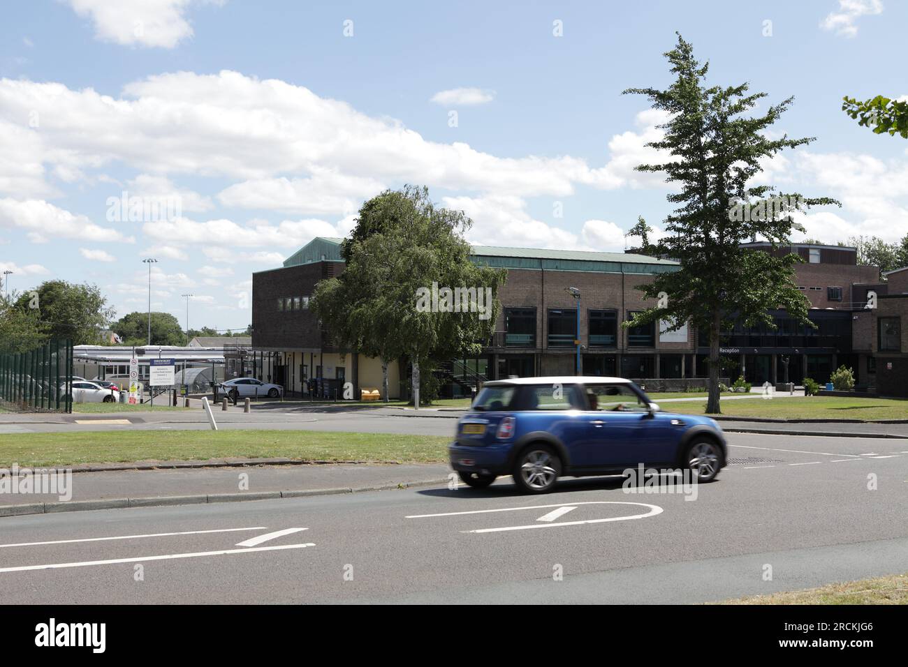 External view of Shrewsbury College in London Road, Shrewsbury. Stock Photo