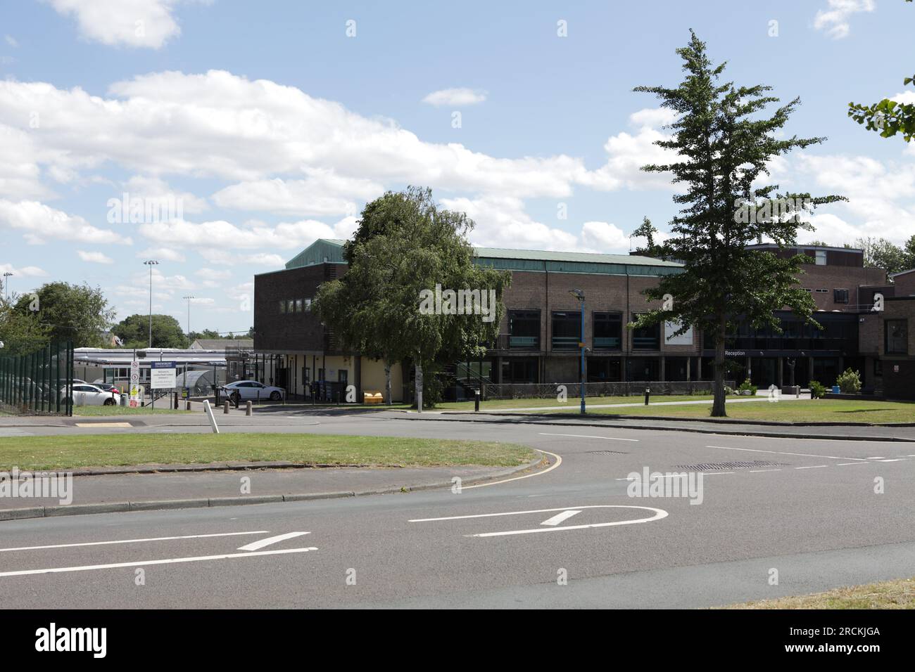 External view of Shrewsbury College in London Road, Shrewsbury. Stock Photo