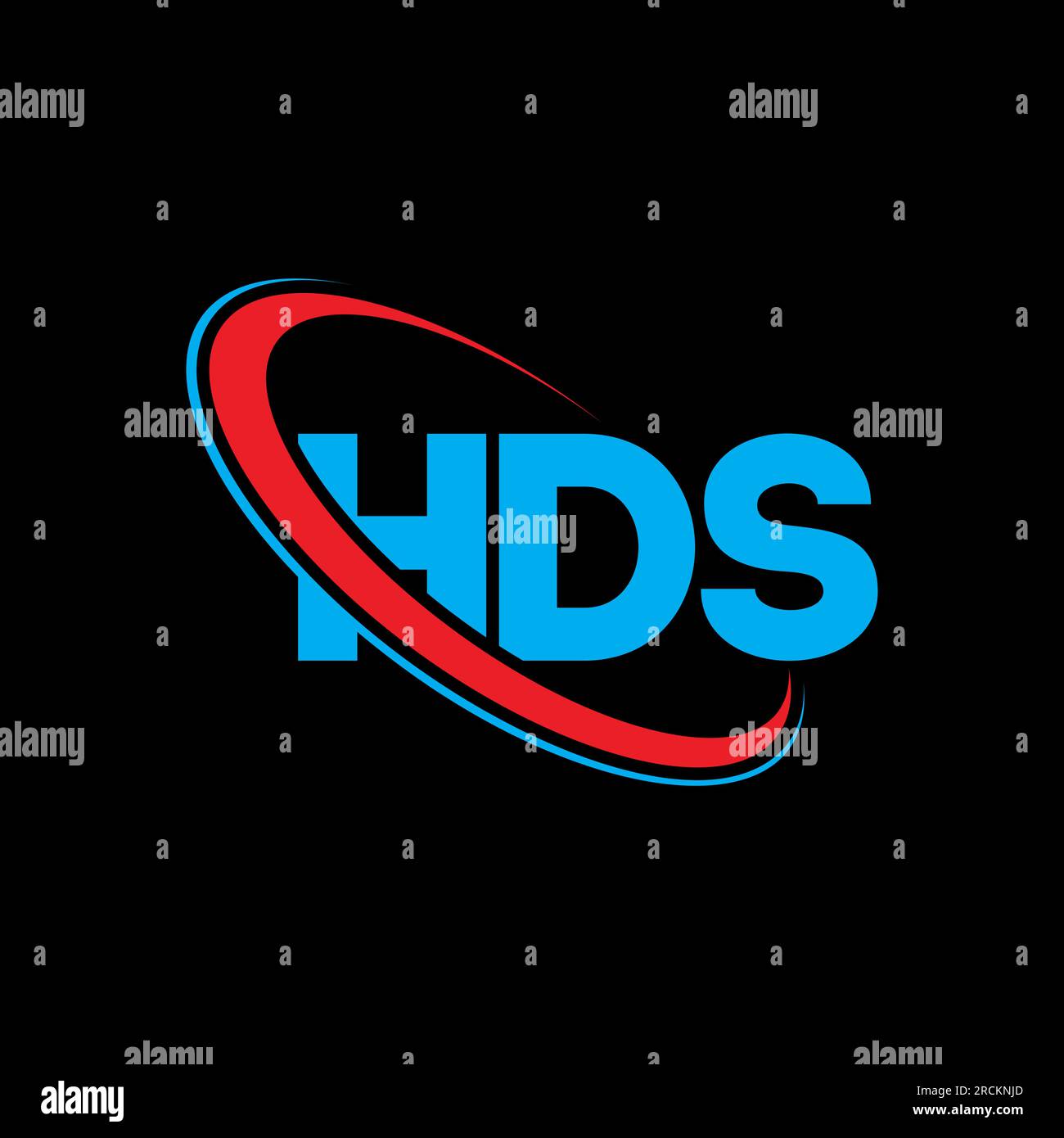 HDS logo. HDS letter. HDS letter logo design. Initials HDS logo linked ...