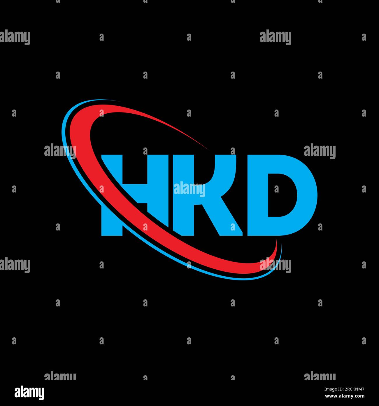 HKD Logo HKD Letter HKD Letter Logo Design Initials HKD Logo Linked 