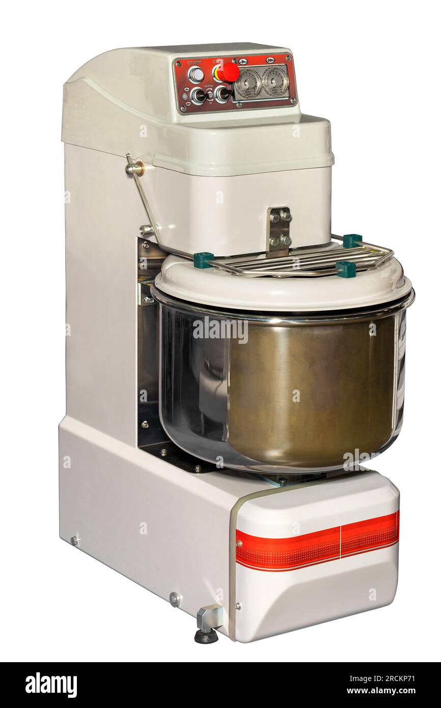 Fixed bowl spiral mixer with digital timers allows you to change the