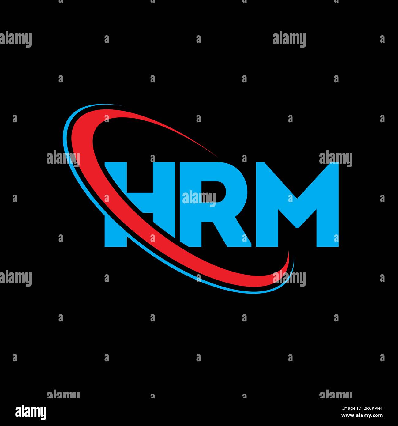 HRM logo. HRM letter. HRM letter logo design. Initials HRM logo linked