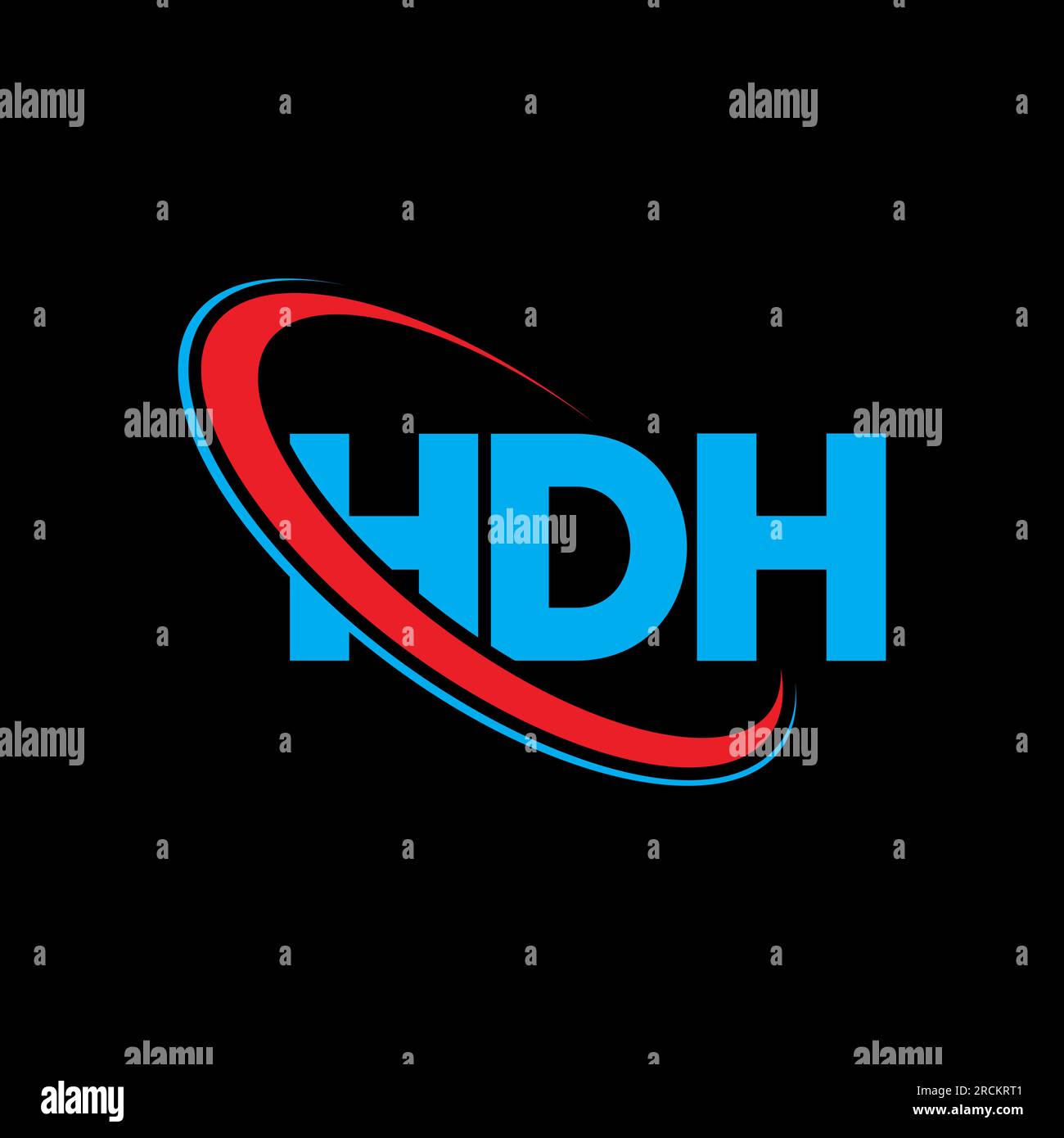 HDH logo. HDH letter. HDH letter logo design. Initials HDH logo linked ...