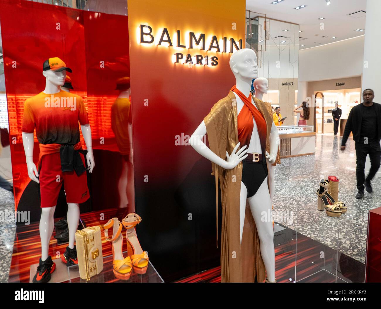 Balmain paris store hi-res stock photography and images - Alamy