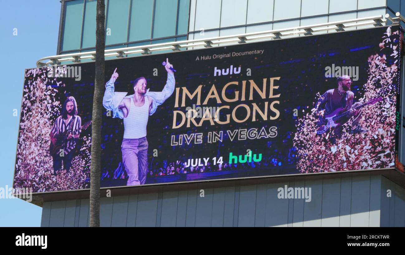Los Angeles, California, USA 13th July 2023 Imagine Dragons Live in
