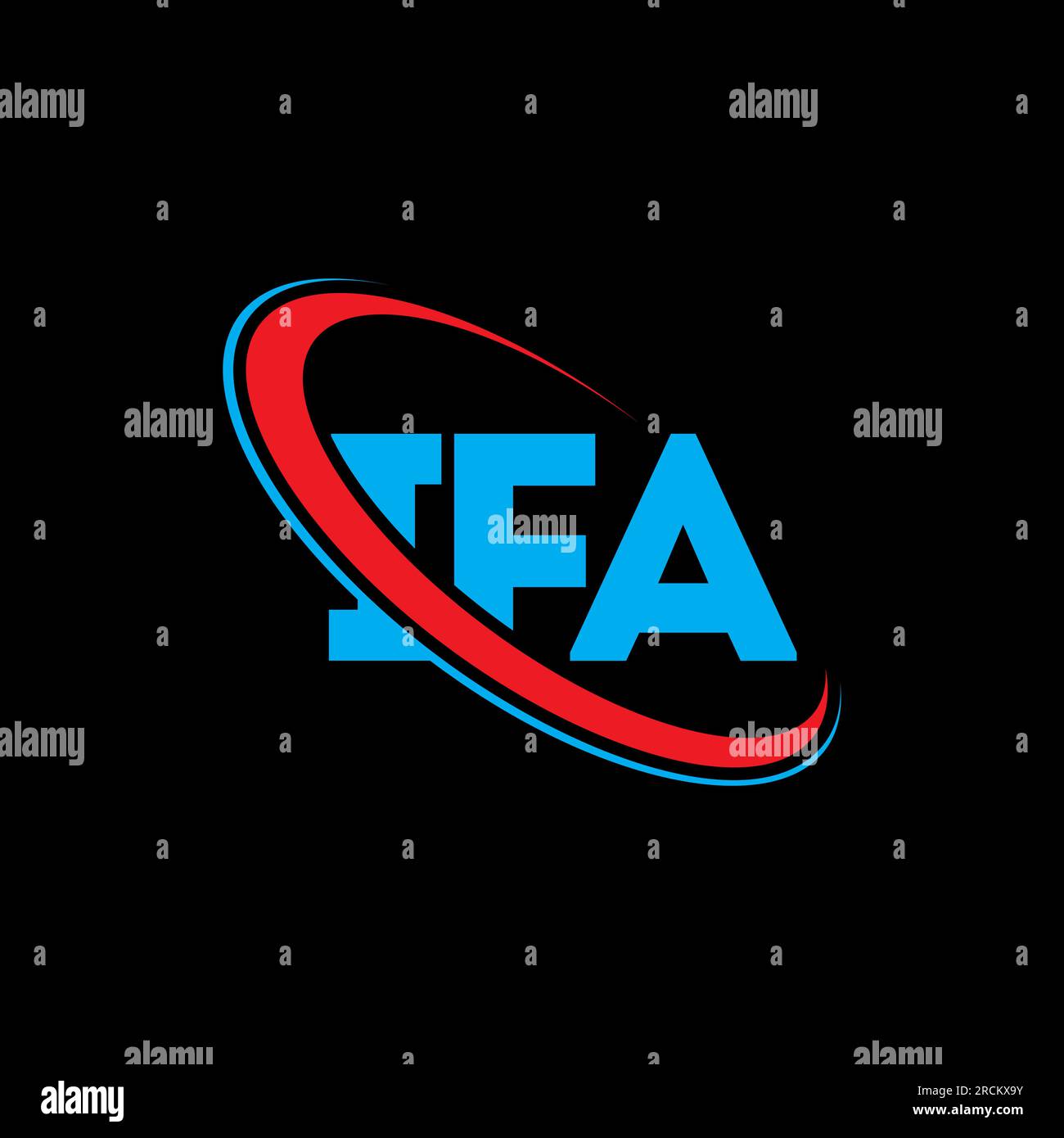 IFA logo. IFA letter. IFA letter logo design. Initials IFA logo linked