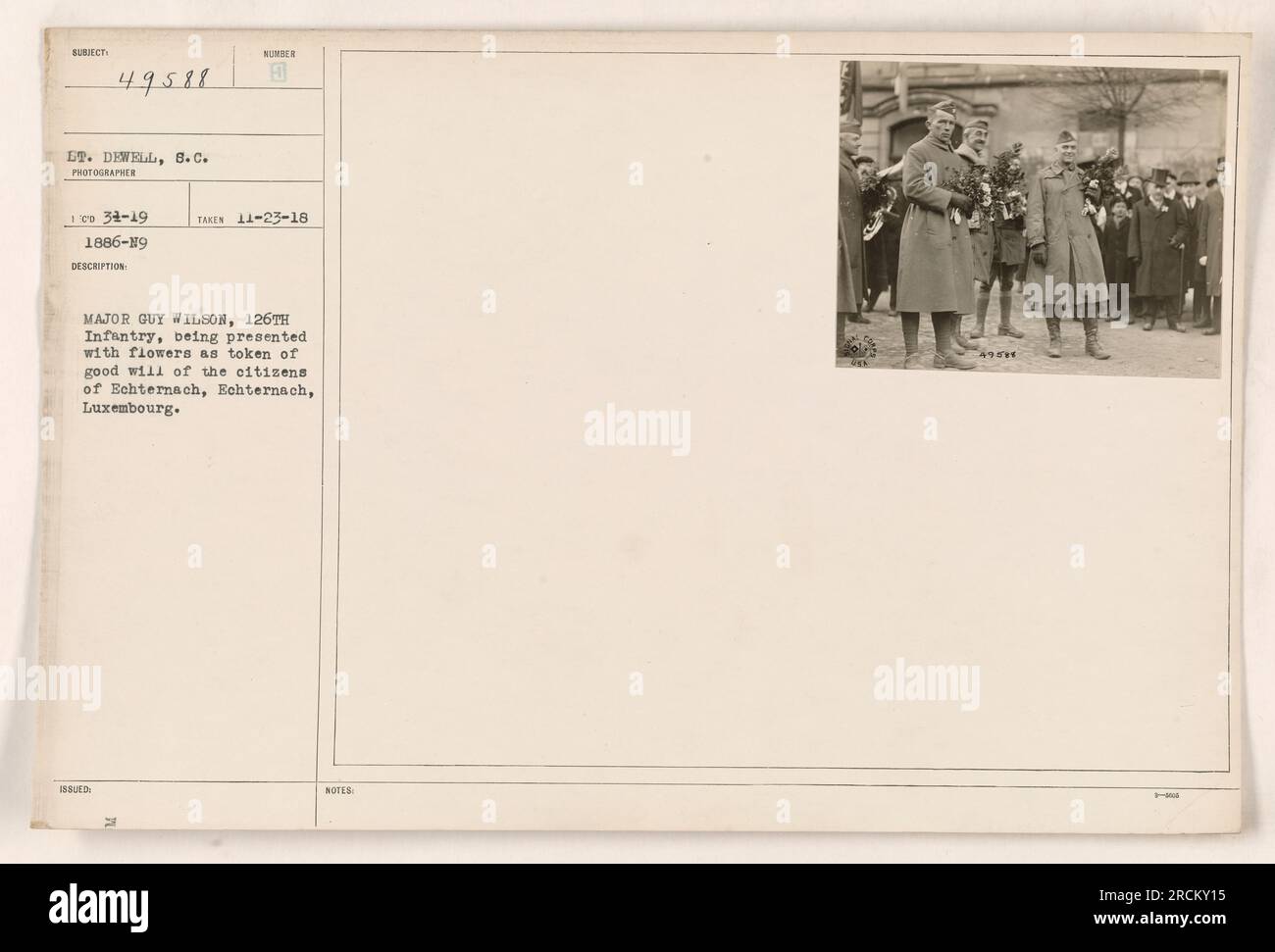 William Goodwillie Wartime goodwill hi-res stock photography and images - Alamy