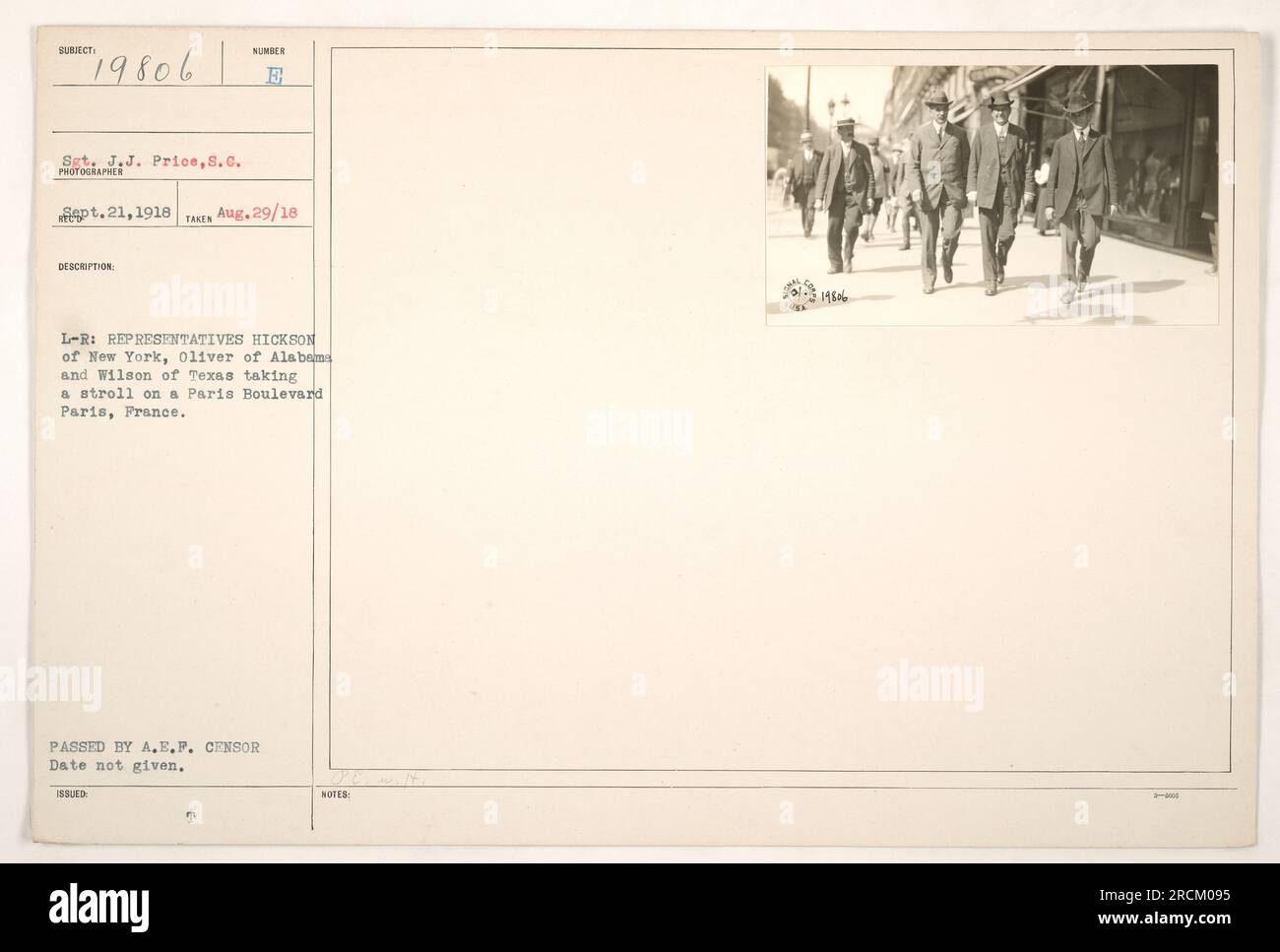 Representatives Hickson of New York, Oliver of Alabama, and Wilson of