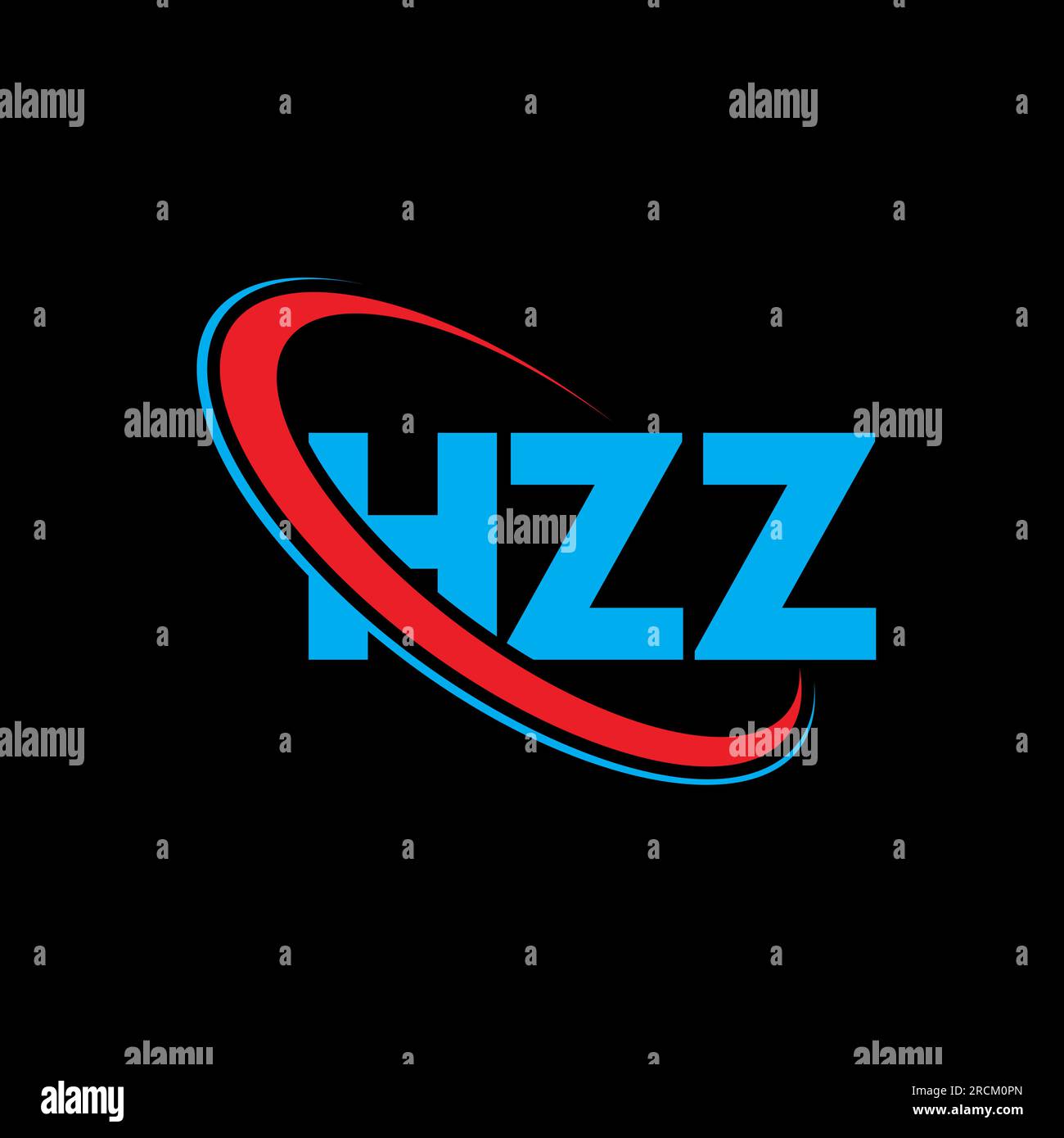 HZZ logo. HZZ letter. HZZ letter logo design. Initials HZZ logo linked
