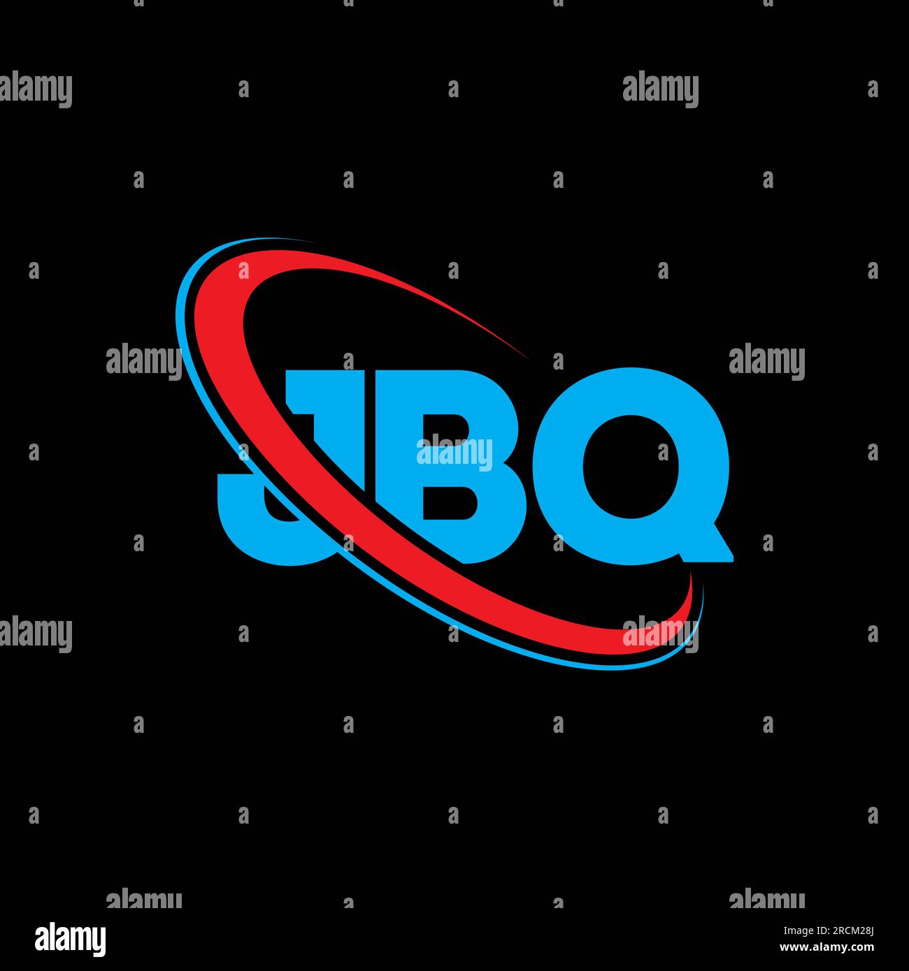 JBQ logo. JBQ letter. JBQ letter logo design. Initials JBQ logo linked ...