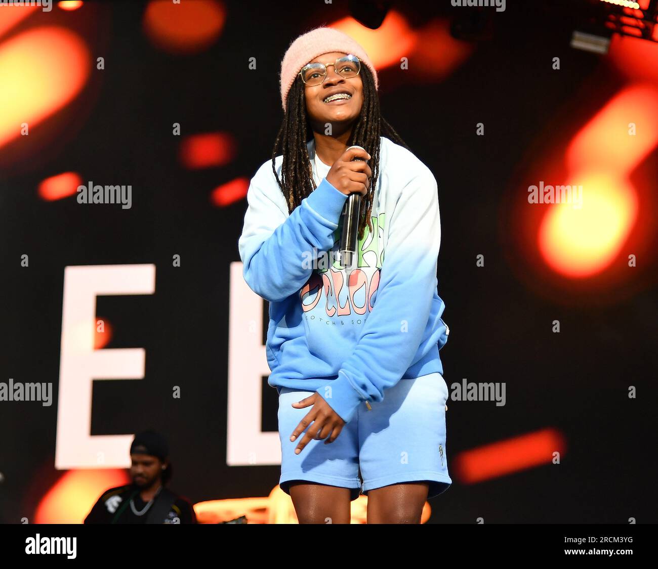 Quebec City, Canada. 14th July, 2023. Koffee performs on day 9 of Festival d'été de Québec on July 14, 2023 in Quebec City, Quebec. Photo: Casey Flanigan/imageSPACE/Sipa USA Credit: Sipa USA/Alamy Live News Stock Photo