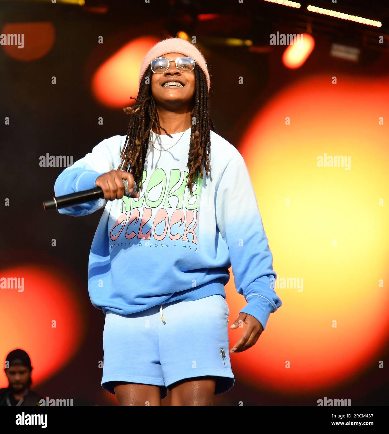 Quebec City, Canada. 14th July, 2023. Koffee performs on day 9 of Festival d'été de Québec on July 14, 2023 in Quebec City, Quebec. Photo: Casey Flanigan/imageSPACE/Sipa USA Credit: Sipa USA/Alamy Live News Stock Photo