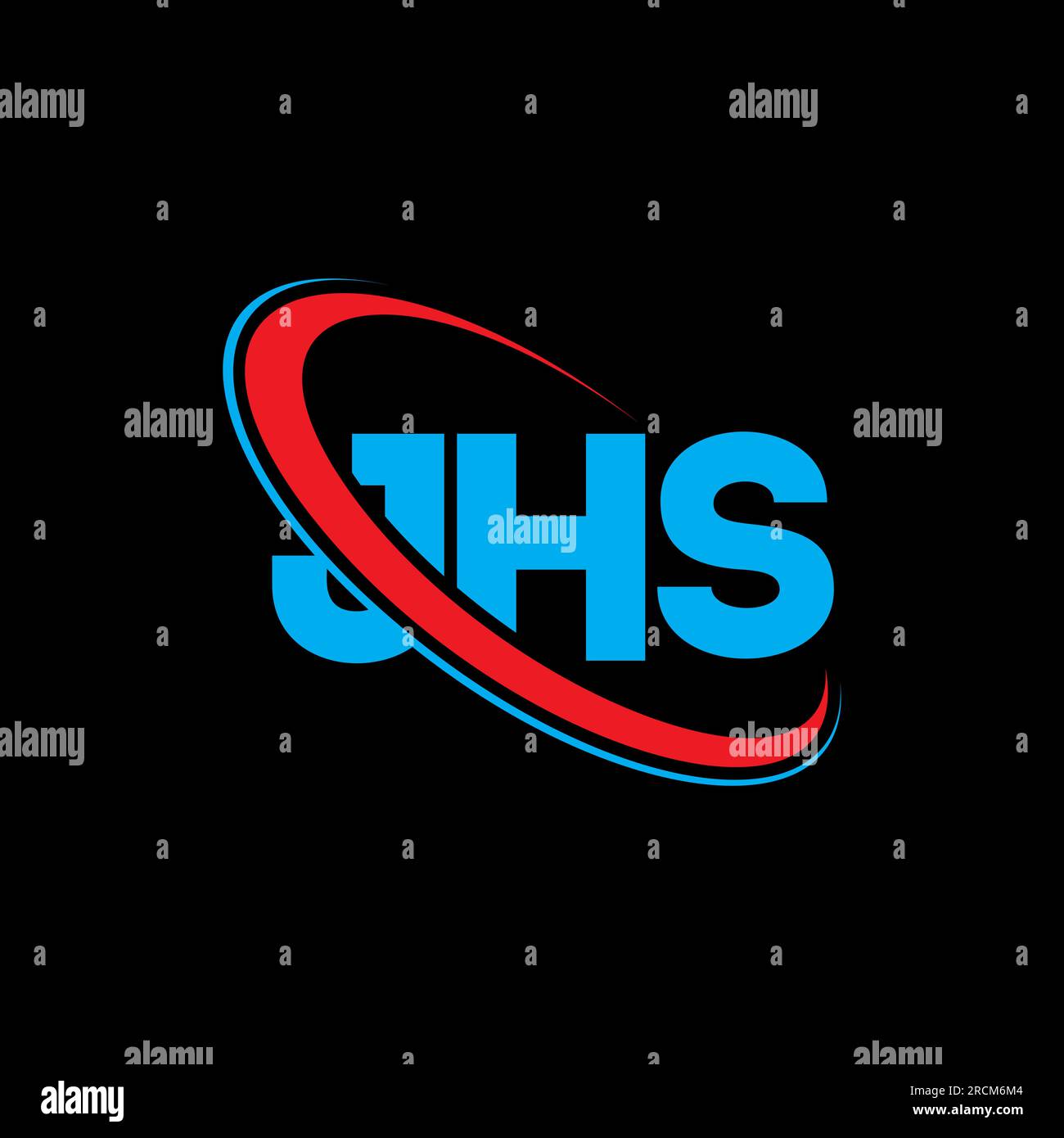 JHS logo. JHS letter. JHS letter logo design. Initials JHS logo linked