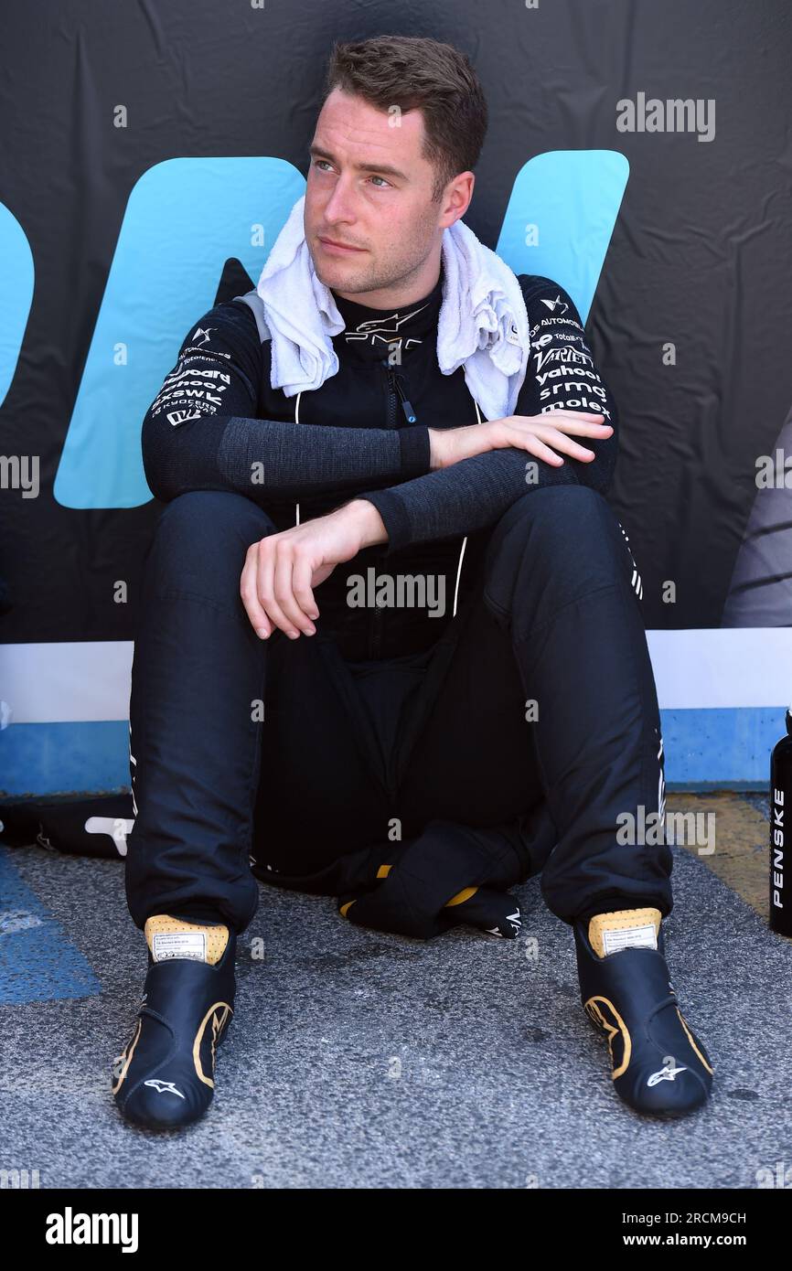 Rome, Lazio. 15th July, 2023. Stoffel Vandoorne team Ds Penske during the Rome E-Prix Race 1. Rome (Italy), 15 July 2023 Fotografo01 Credit: Independent Photo Agency/Alamy Live News Stock Photo