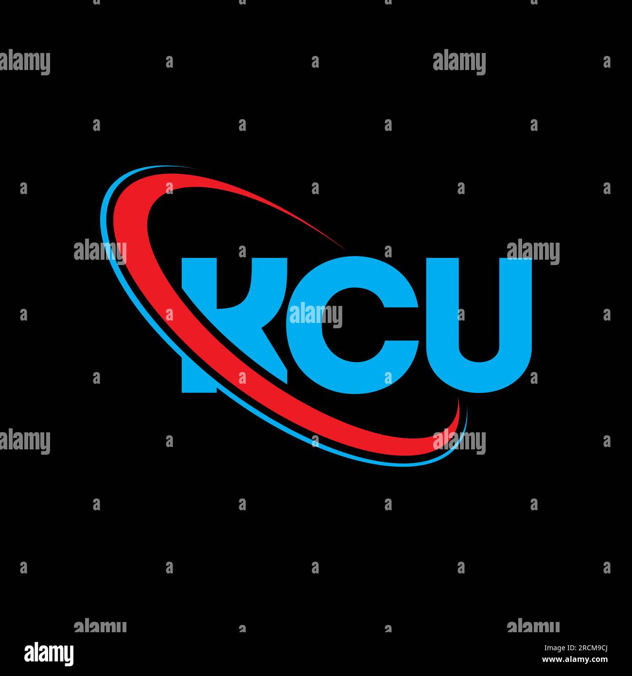 KCU logo. KCU letter. KCU letter logo design. Initials KCU logo linked