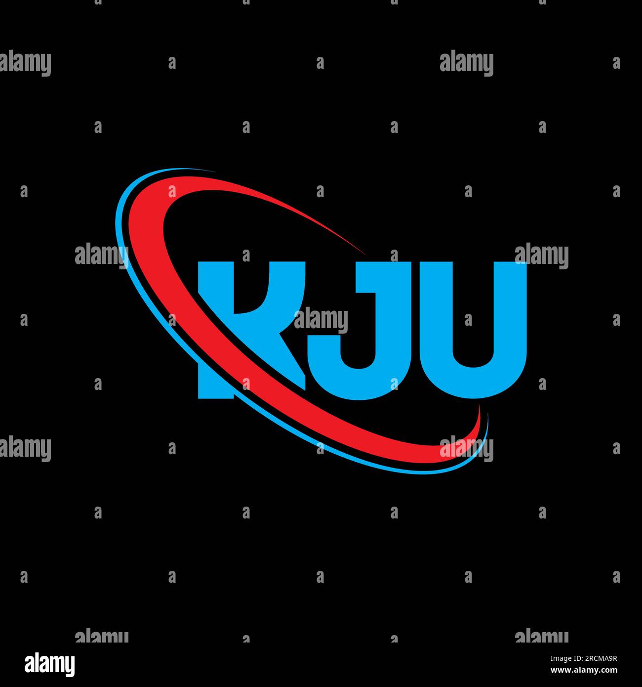 KJU logo. KJU letter. KJU letter logo design. Initials KJU logo linked ...