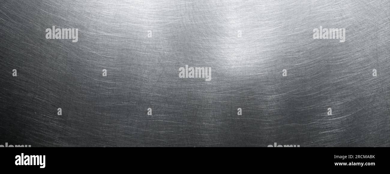 Real brushed stainless steel metal background Stock Photo - Alamy