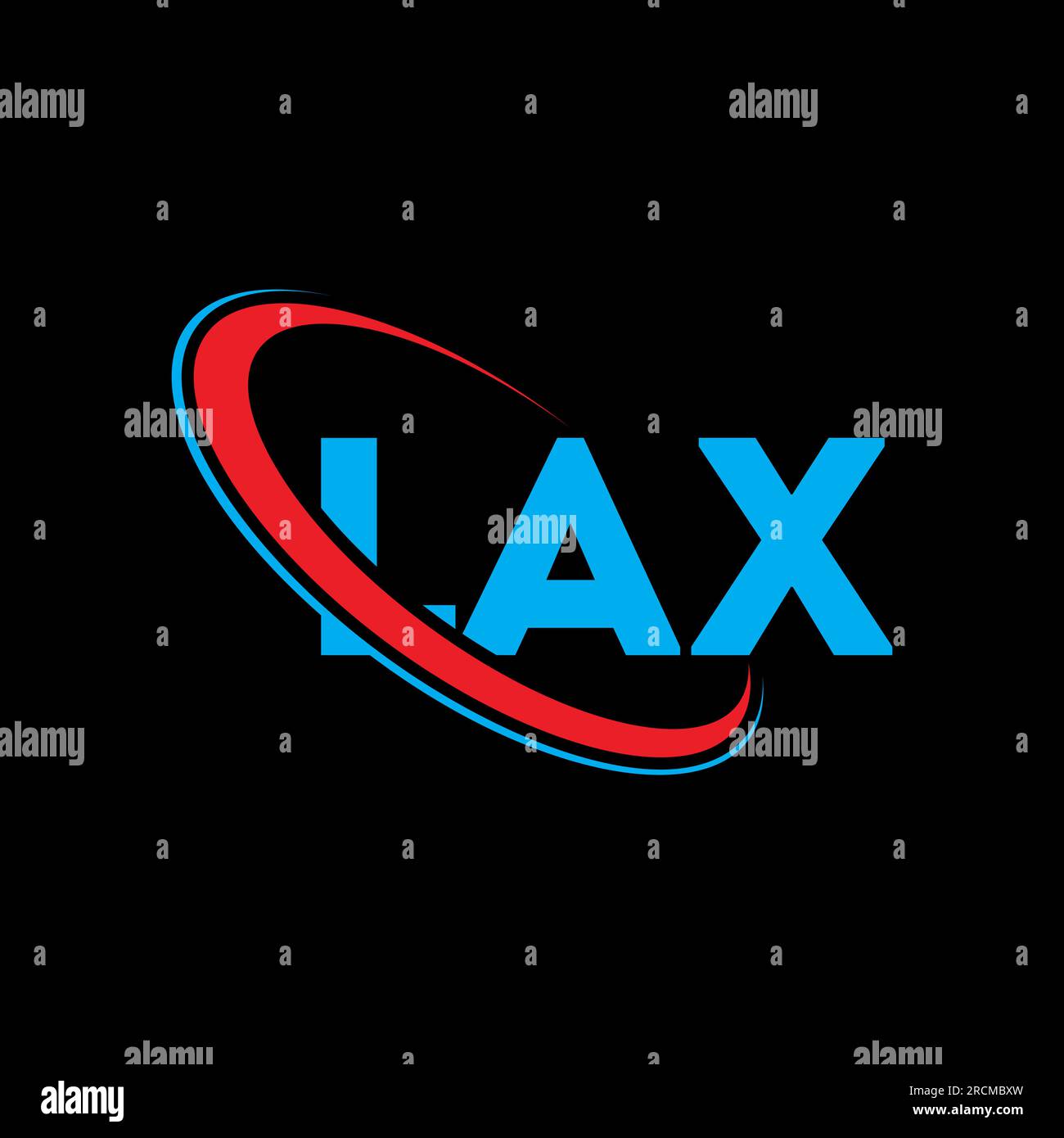 LAX logo. LAX letter. LAX letter logo design. Initials LAX logo linked