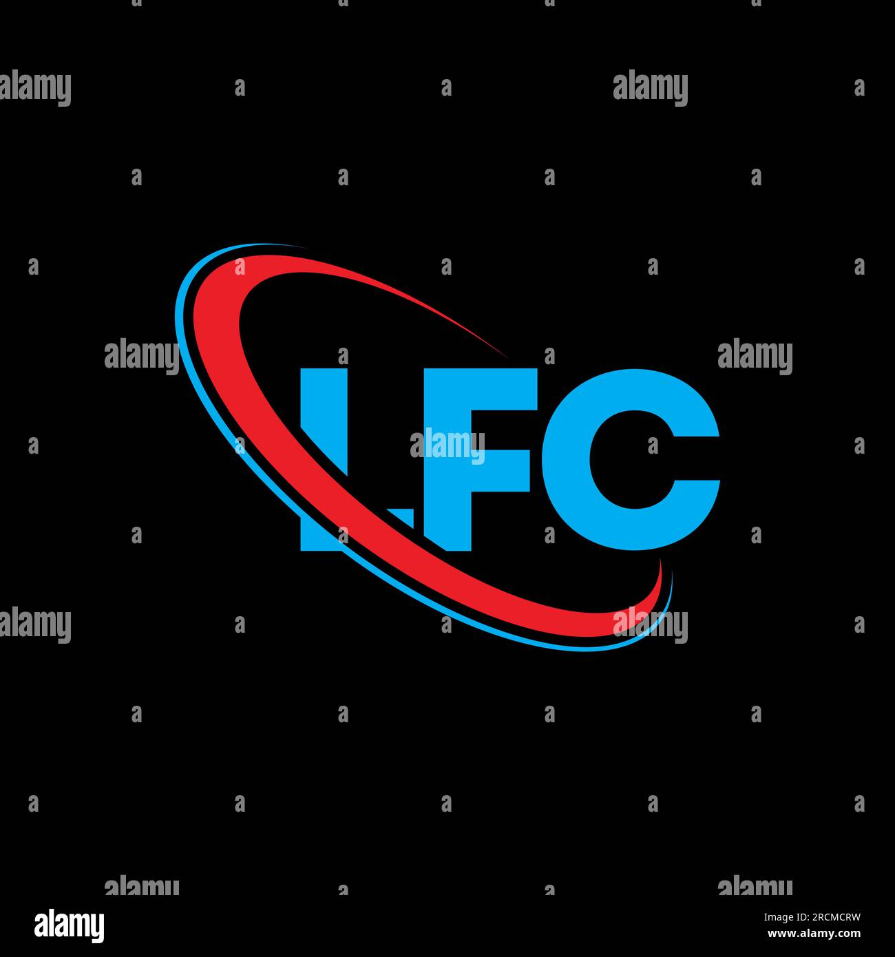 LFC logo. LFC letter. LFC letter logo design. Initials LFC logo linked