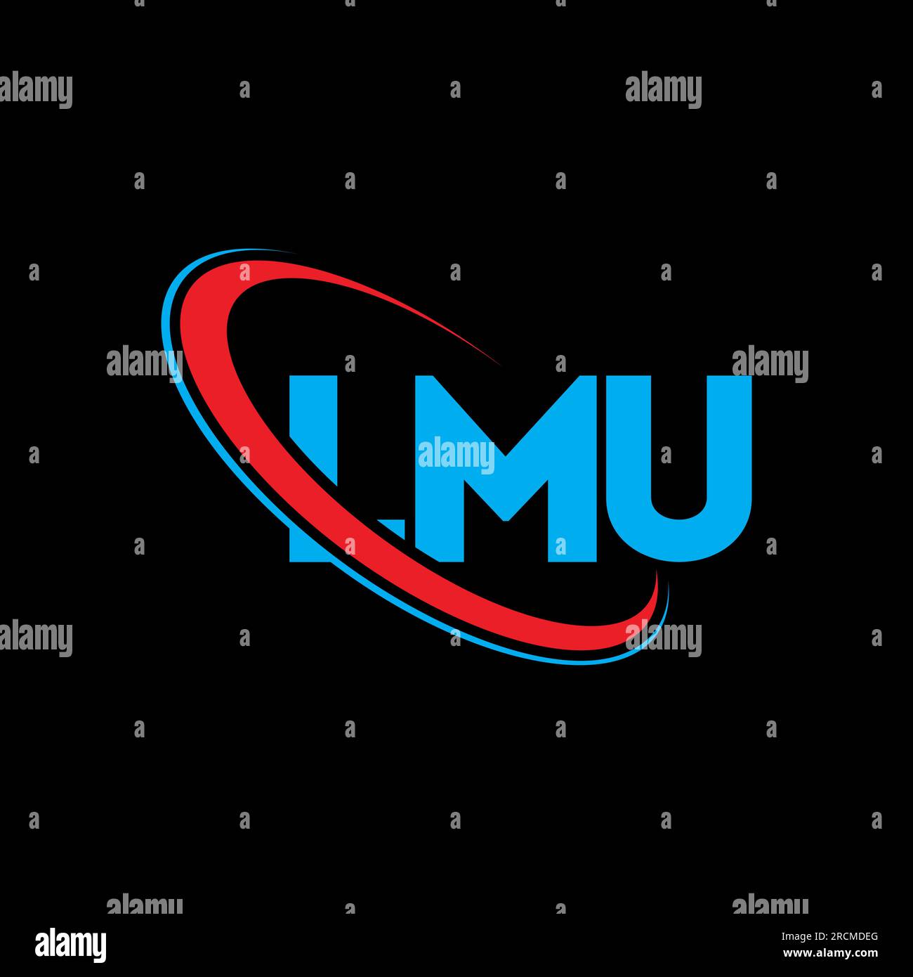 LMU logo. LMU letter. LMU letter logo design. Initials LMU logo linked