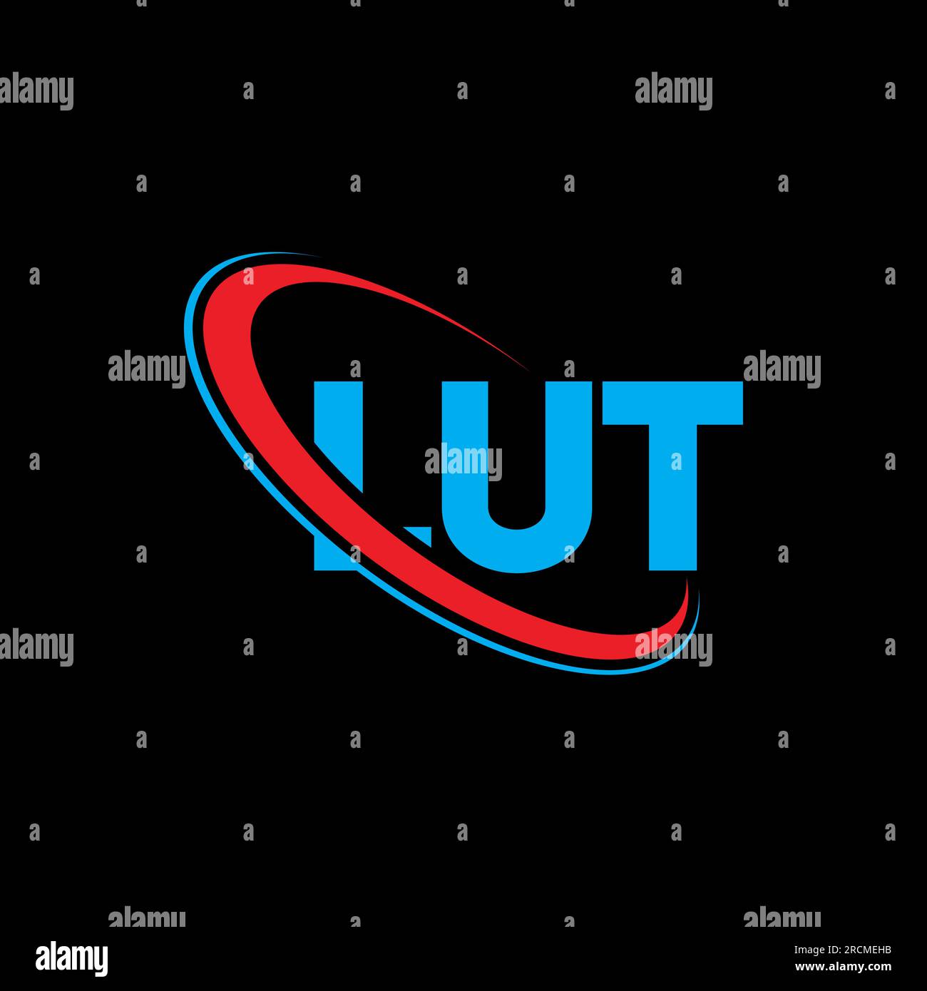 LUT logo. LUT letter. LUT letter logo design. Initials LUT logo linked
