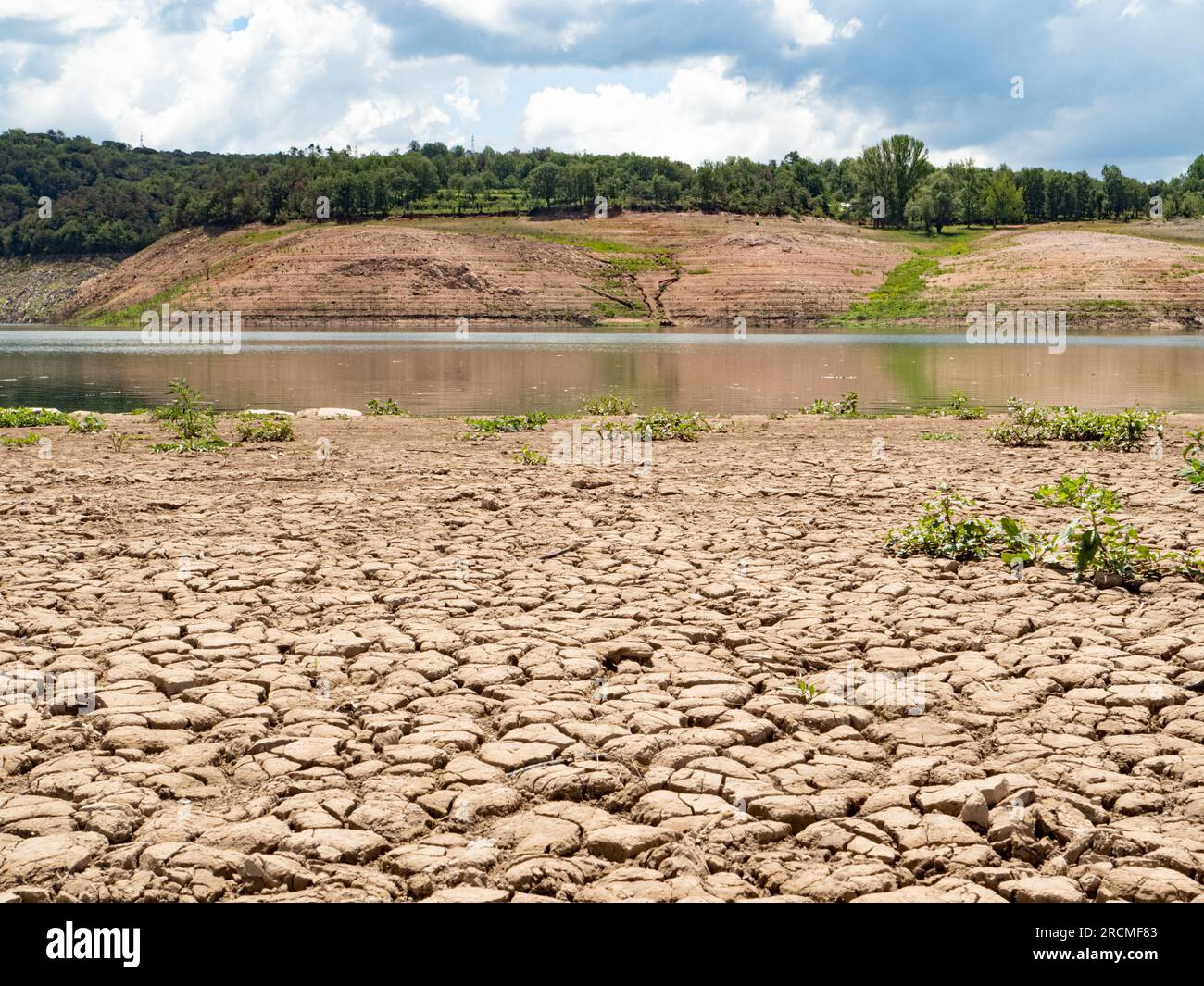 Drought in Spain. Empty river in Spain. Lack of water Stock Photo Alamy