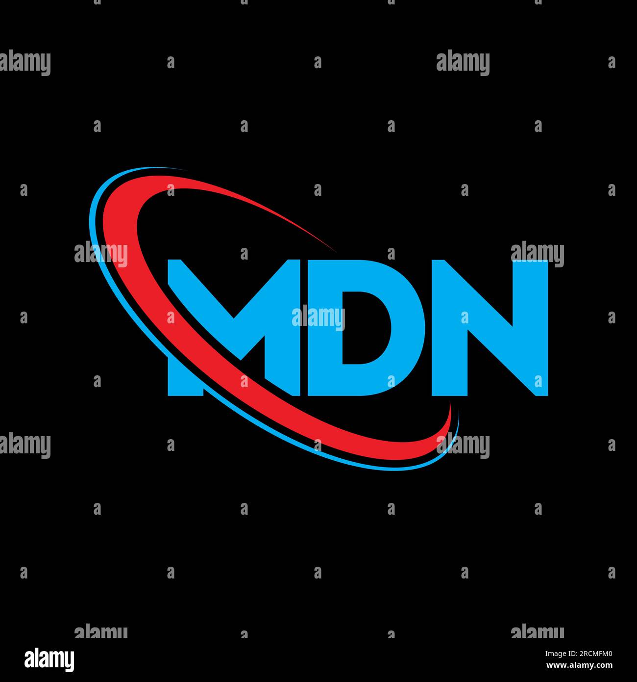 MDN logo. MDN letter. MDN letter logo design. Initials MDN logo linked