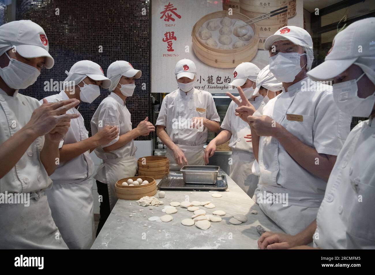 All female pastry chefs Genting Malaysia Stock Photo Alamy