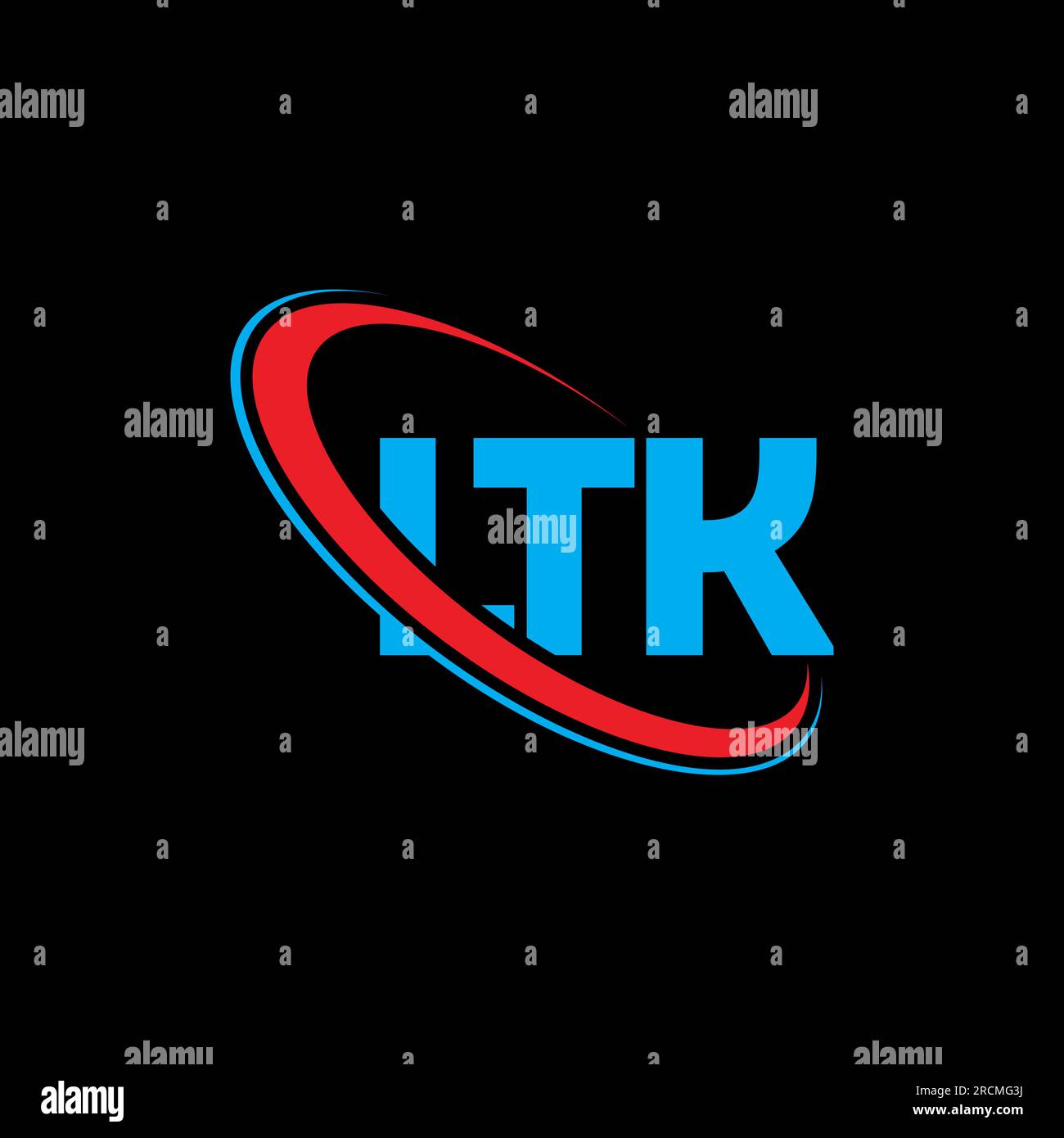 LTK logo. LTK letter. LTK letter logo design. Initials LTK logo linked with circle and uppercase monogram logo. LTK typography for technology, busines Stock Vector