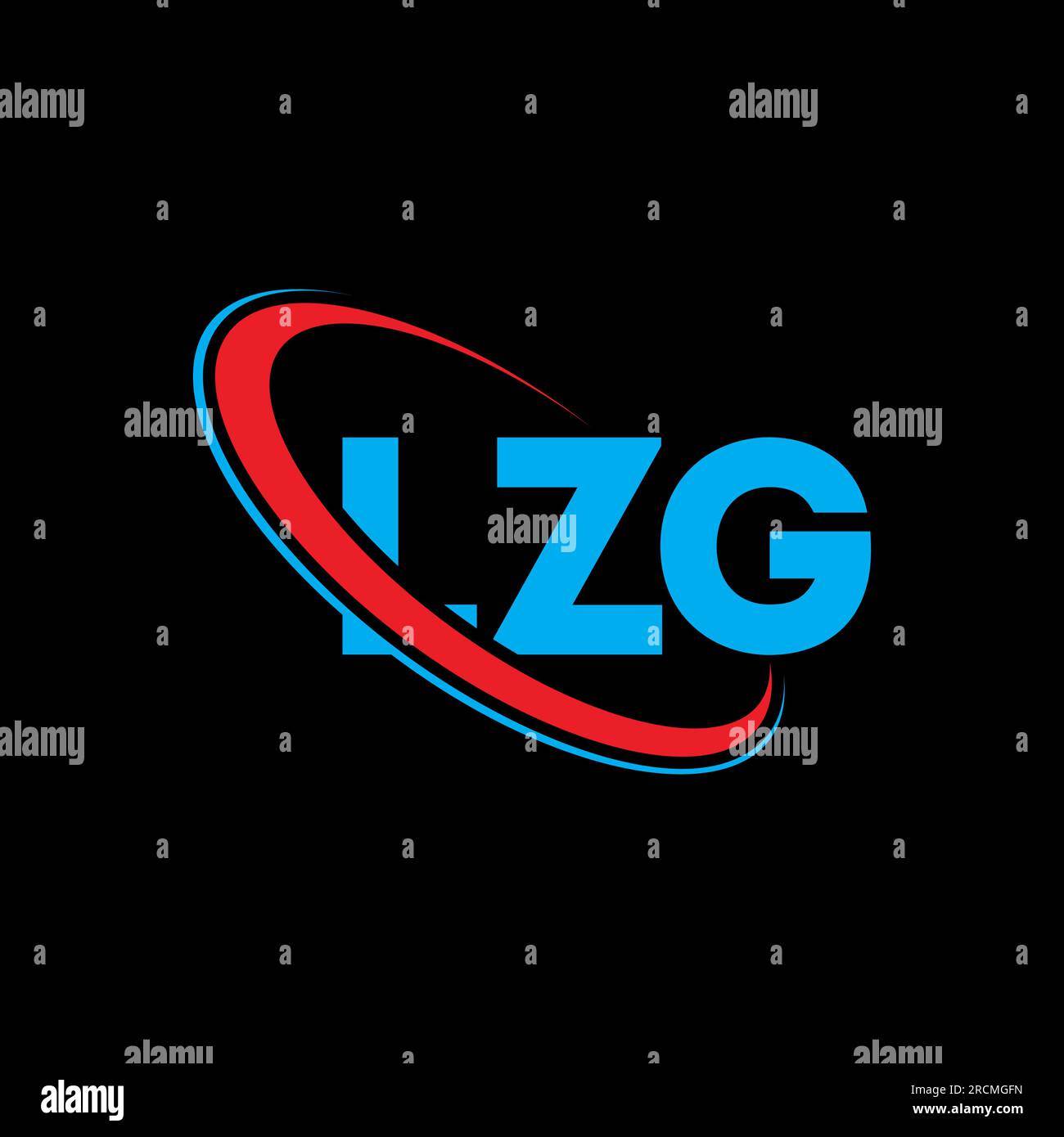 LZG logo. LZG letter. LZG letter logo design. Initials LZG logo linked