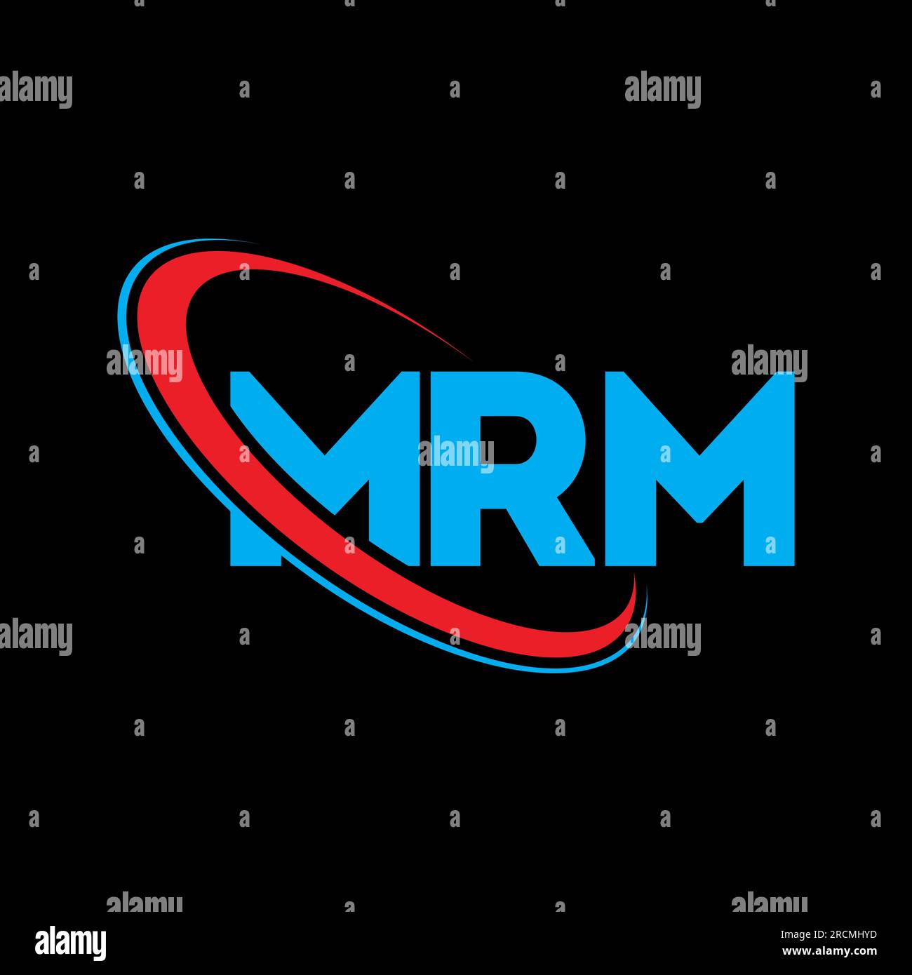 MRM logo. MRM letter. MRM letter logo design. Initials MRM logo linked with circle and uppercase