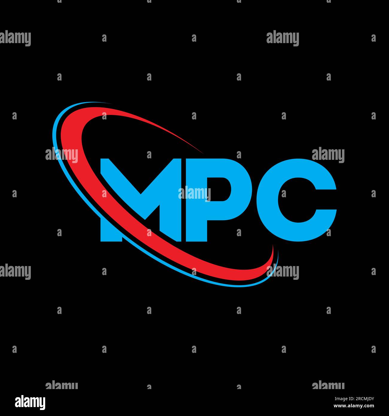 MPC logo. MPC letter. MPC letter logo design. Initials MPC logo linked