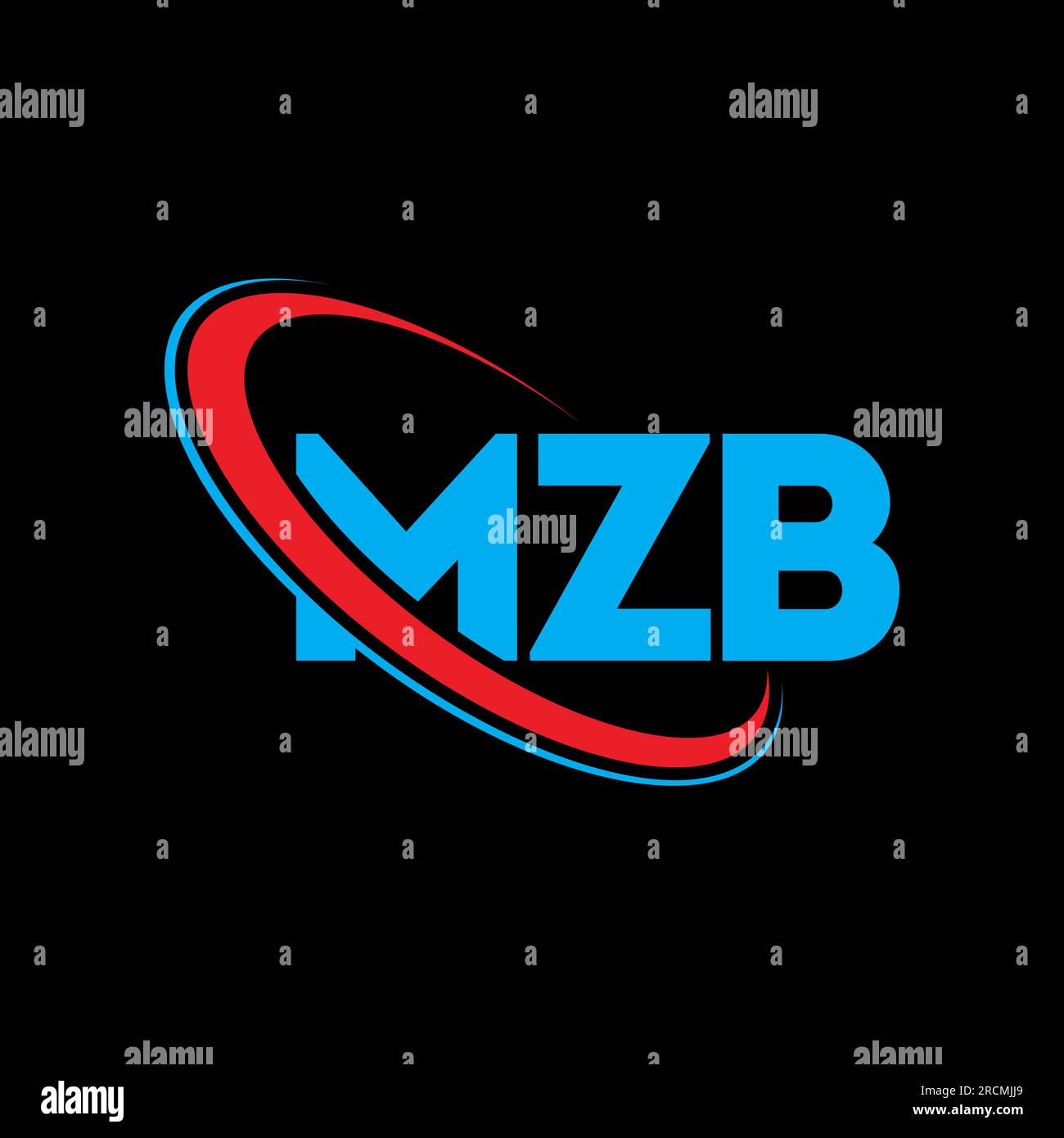 MZB logo. MZB letter. MZB letter logo design. Initials MZB logo linked