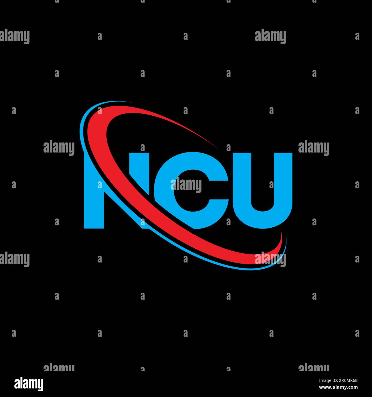 NCU logo. NCU letter. NCU letter logo design. Initials NCU logo linked ...