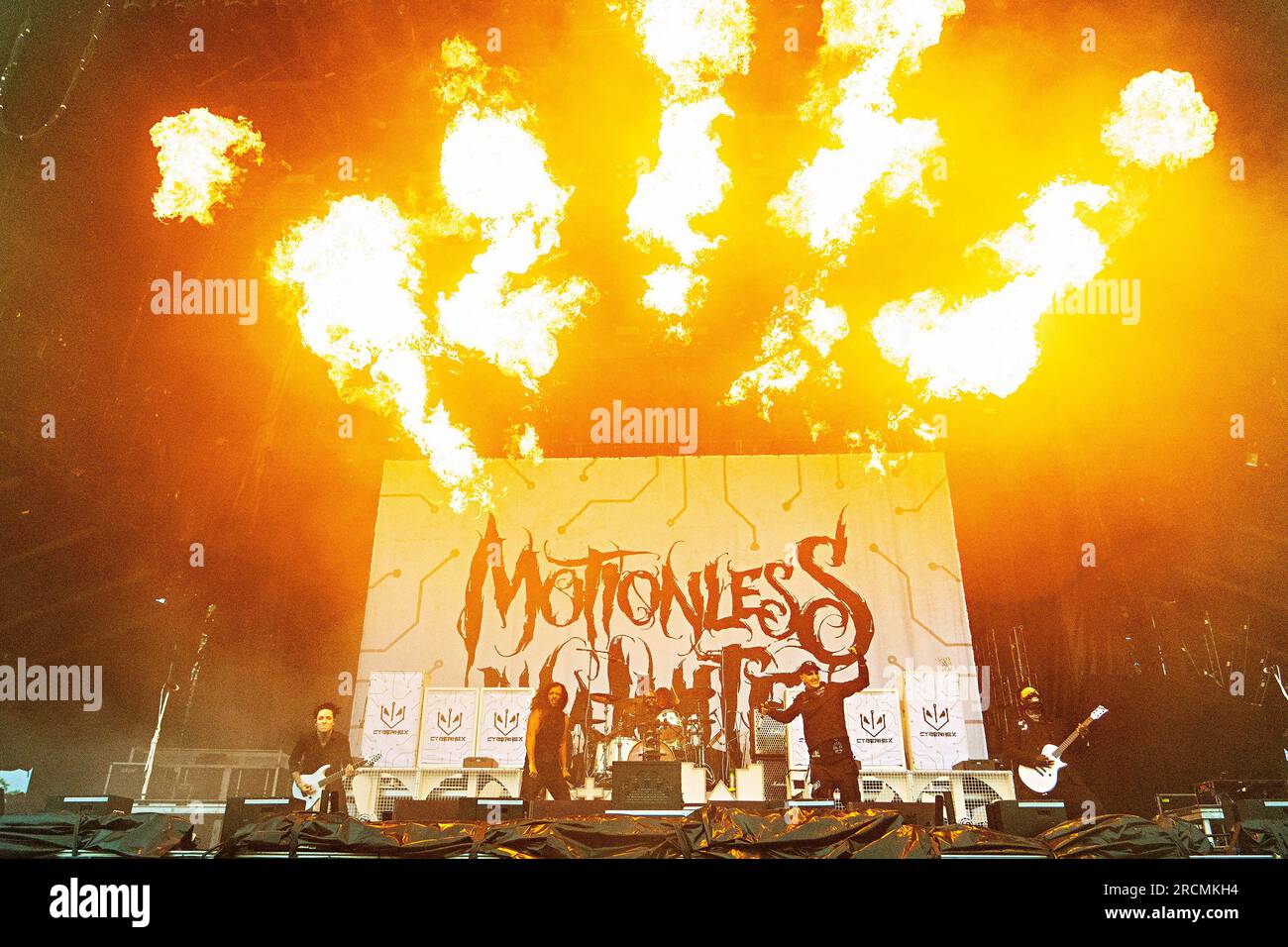 Ryan Sitkowski, from left, Chris "Motionless" Cerulli, and Ricky