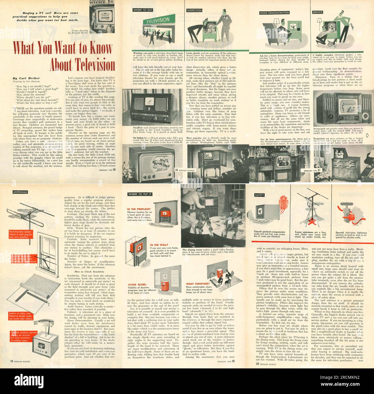 What you want to know about television article by Carl Dreher. Advent