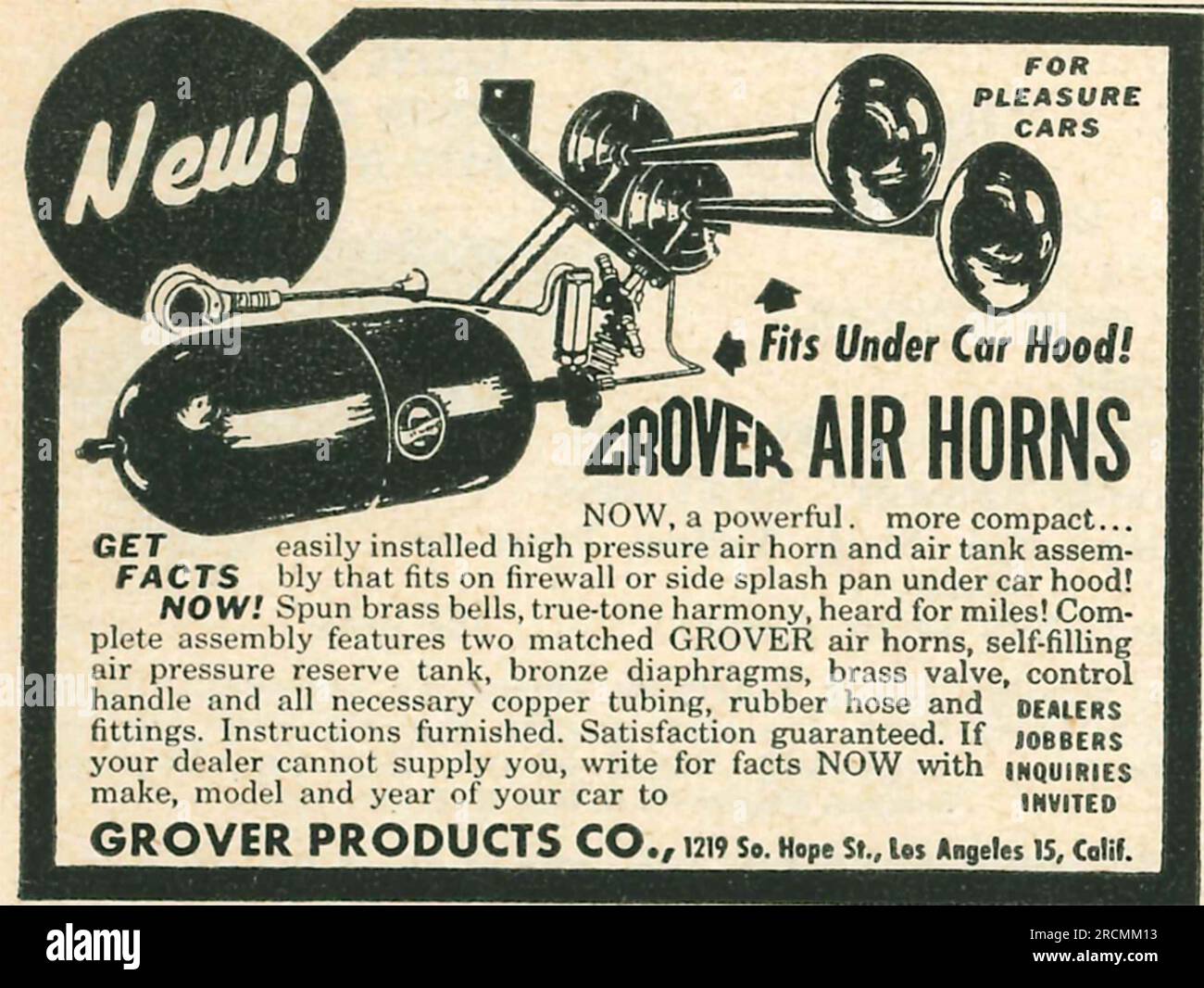 Air horns by grover truck hires stock photography and images Alamy