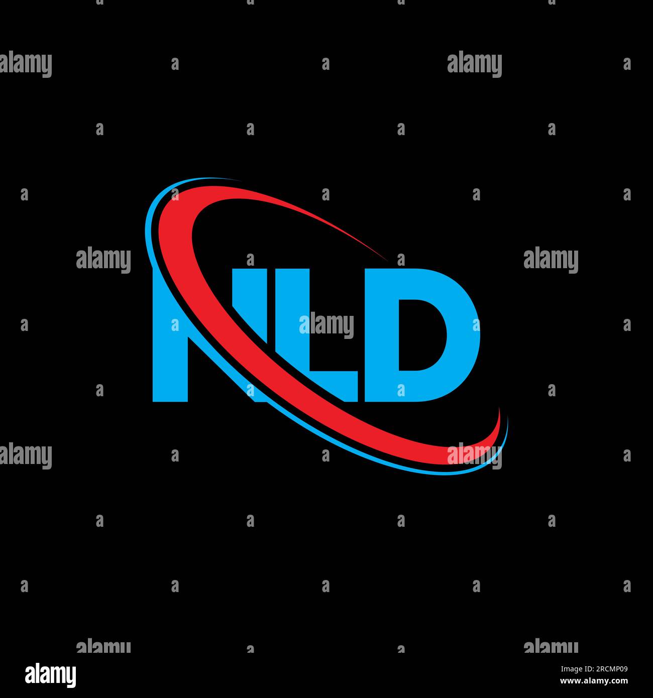 NLD logo. NLD letter. NLD letter logo design. Initials NLD logo linked