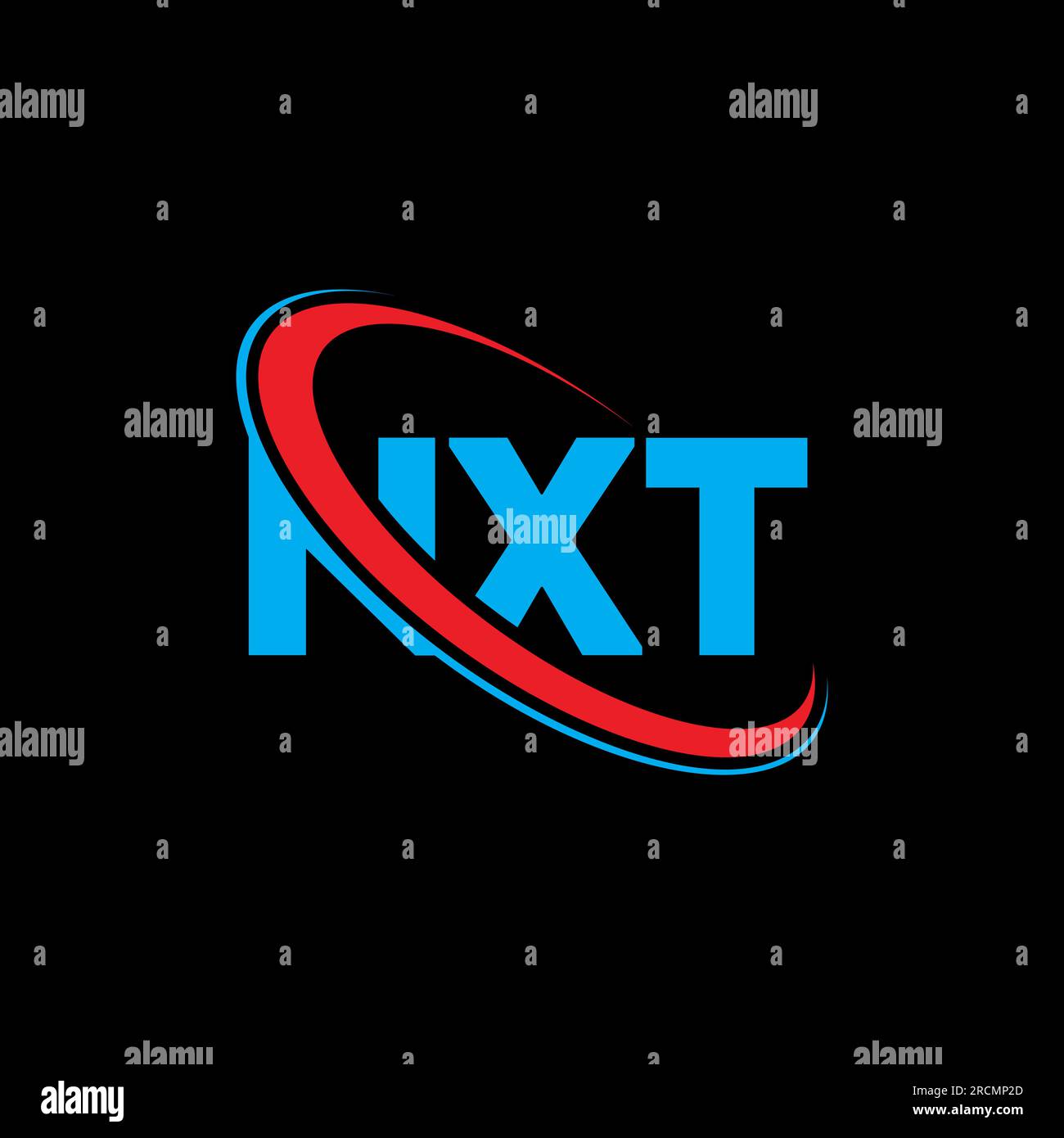 NXT logo. NXT letter. NXT letter logo design. Initials NXT logo linked
