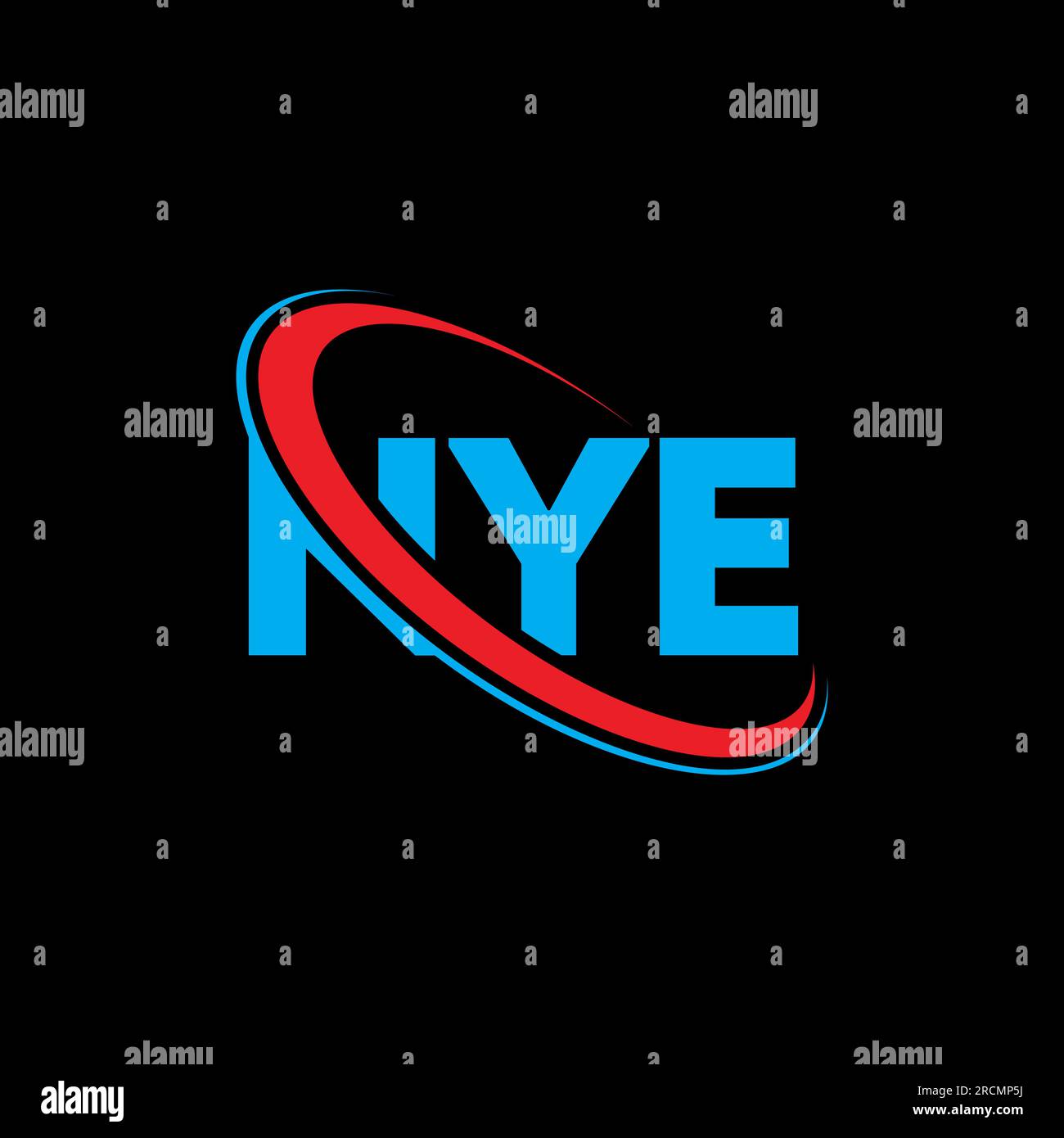 NYE logo. NYE letter. NYE letter logo design. Initials NYE logo linked ...