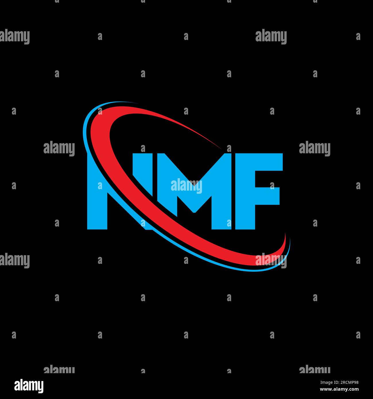 NMF logo. NMF letter. NMF letter logo design. Initials NMF logo linked ...