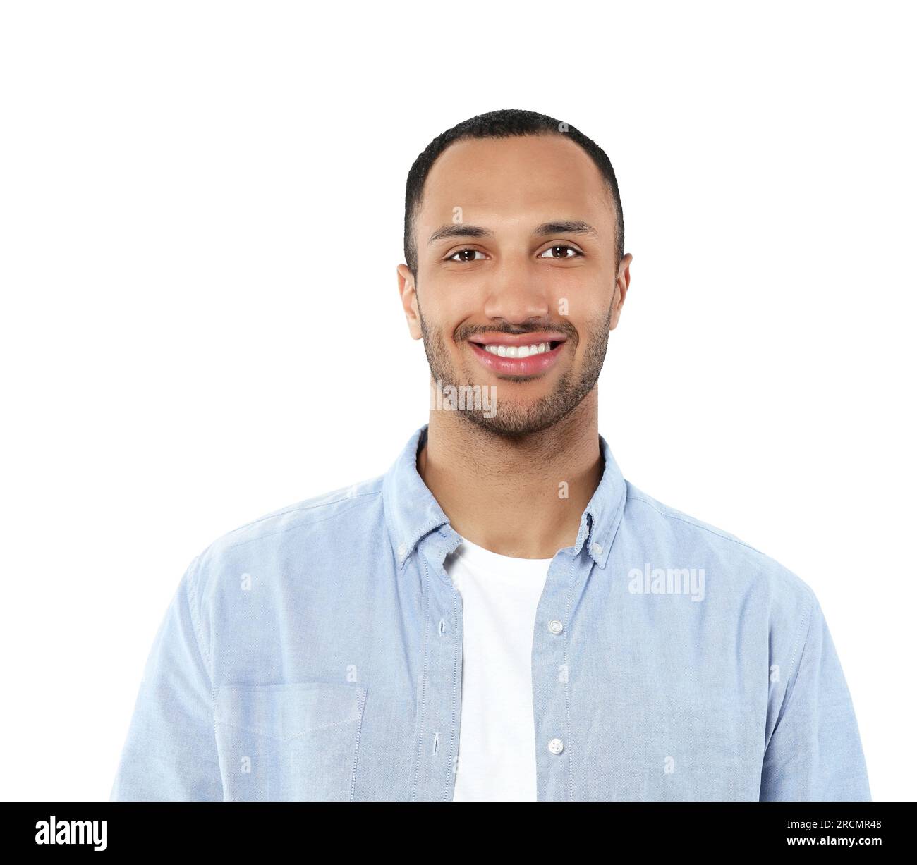 Portrait relaxed bearded man Cut Out Stock Images & Pictures - Alamy